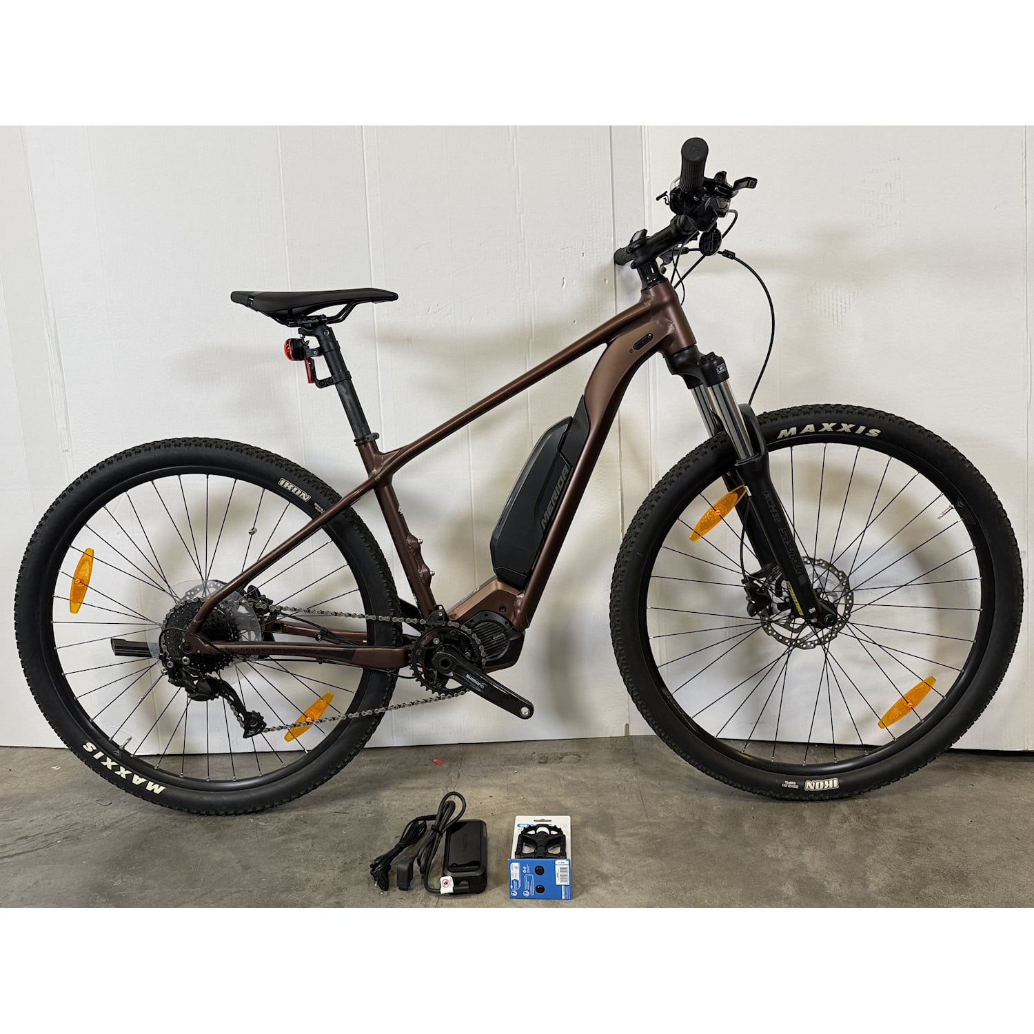 Merida eBig.Nine 300 SE 504Wh Bronze/Black M/43 Brun Recycle - Elcykel-Recycle - Mountainbike Elcykel-RecycleRecycle Elcykel Recycle Mountainbike