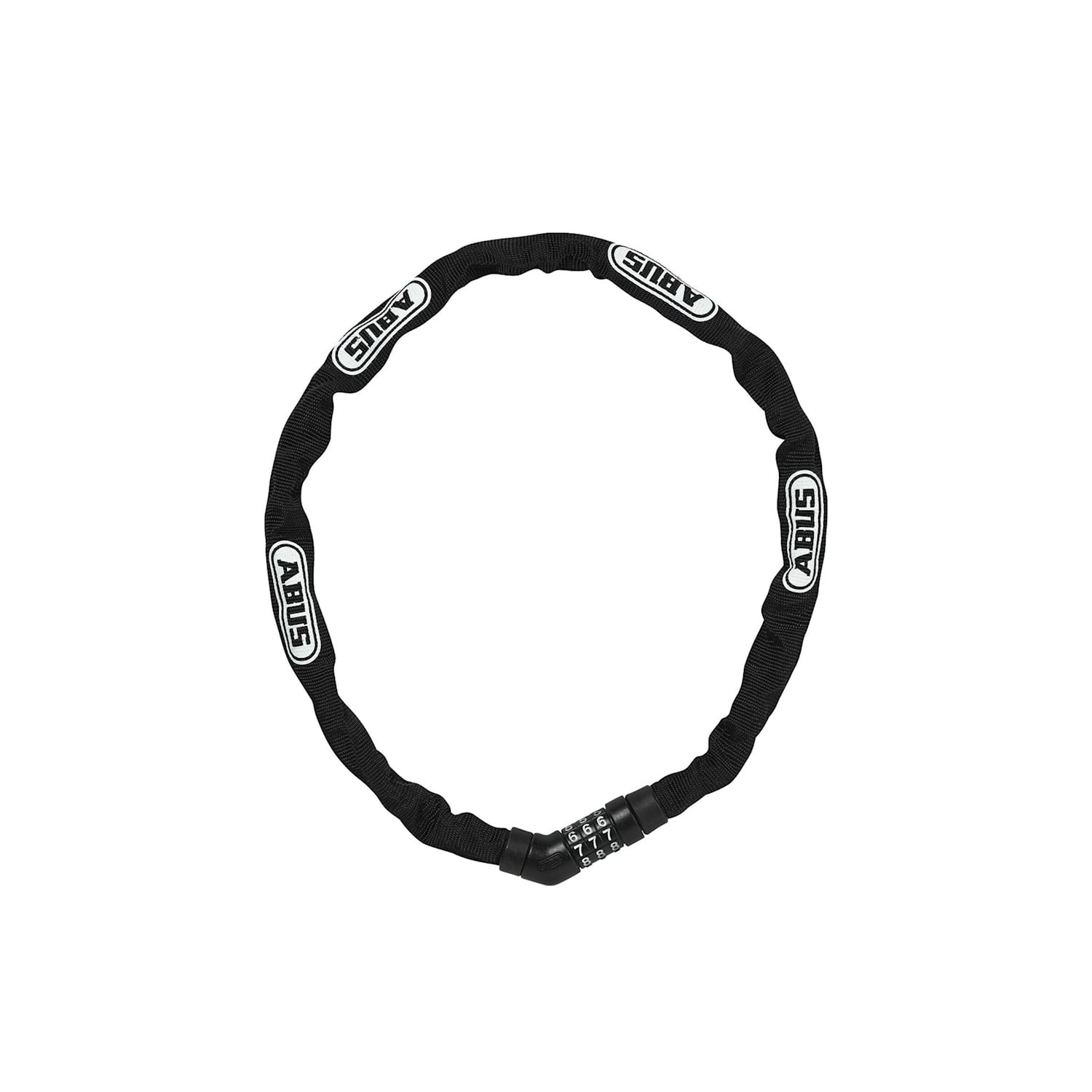 Abus Kättinglås 4804 Combo 4804C/75 b Lack Svart Cykeltillbehör