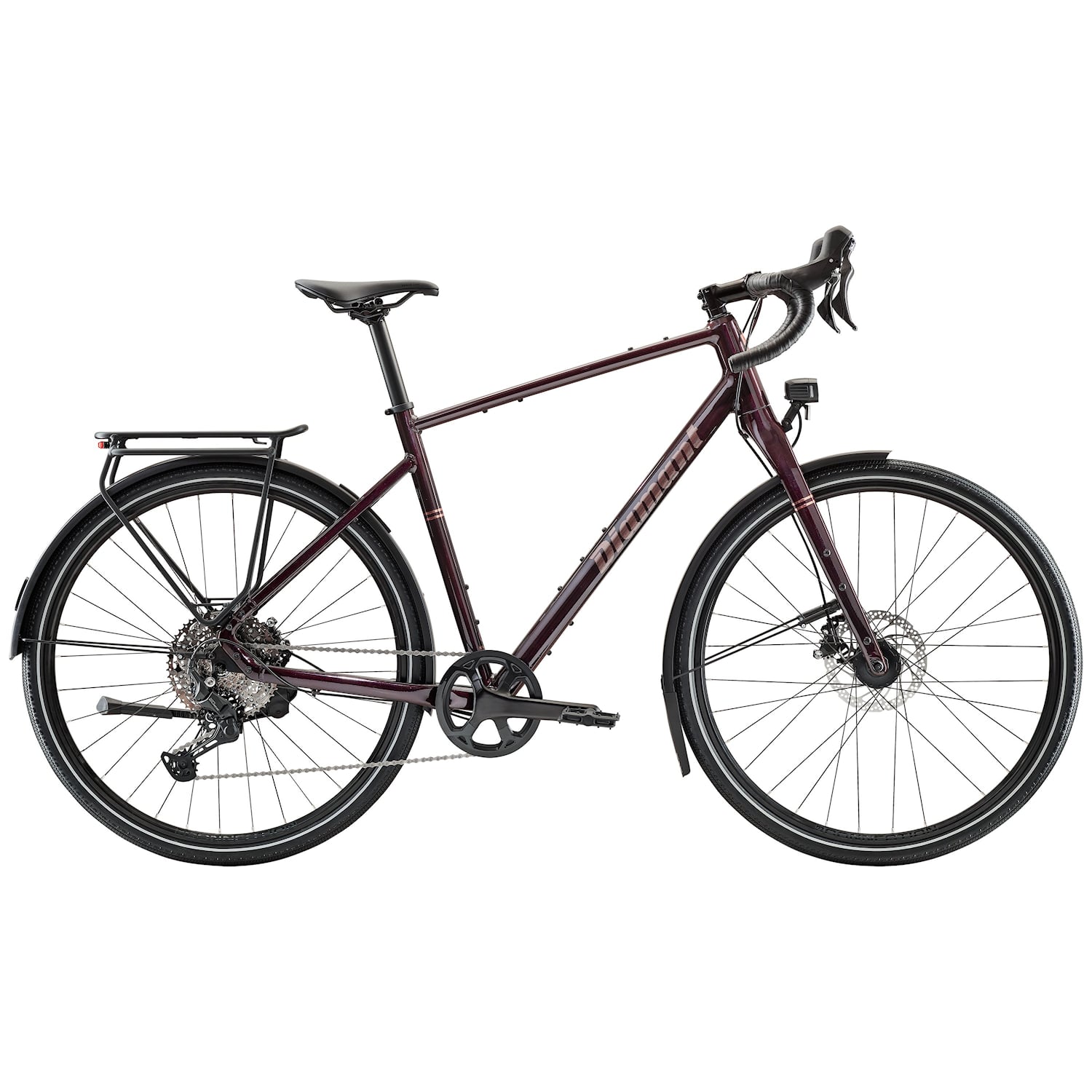 Diamant Nhoma Plus L Röd Cykel - Hybrid CykelCykel Hybrid Cykel
