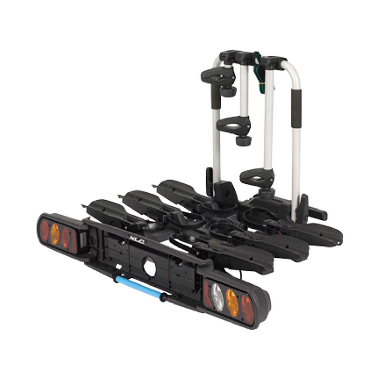 XLC CC-C03 Beluga Bike Rack Foldable 3-bike Svart Cykeltillbehör - Cykelhållare för bil - Cykelhållare DragkrokCykeltillbehör Cykelhållare för bil