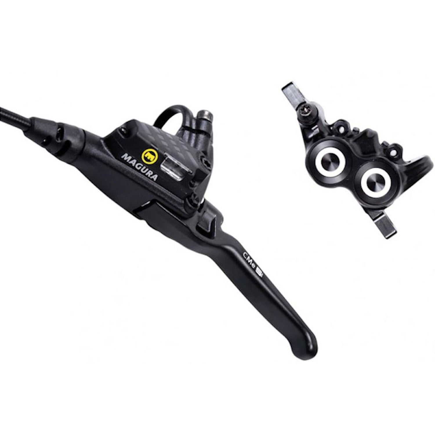 Magura Hydraulisk Skivbroms CMe5 vänster, 4-fingers aluminiumreglage med kulhuvud Svart Cykeldelar - Bromsar - SkivbromsarCykeldelar Bromsar