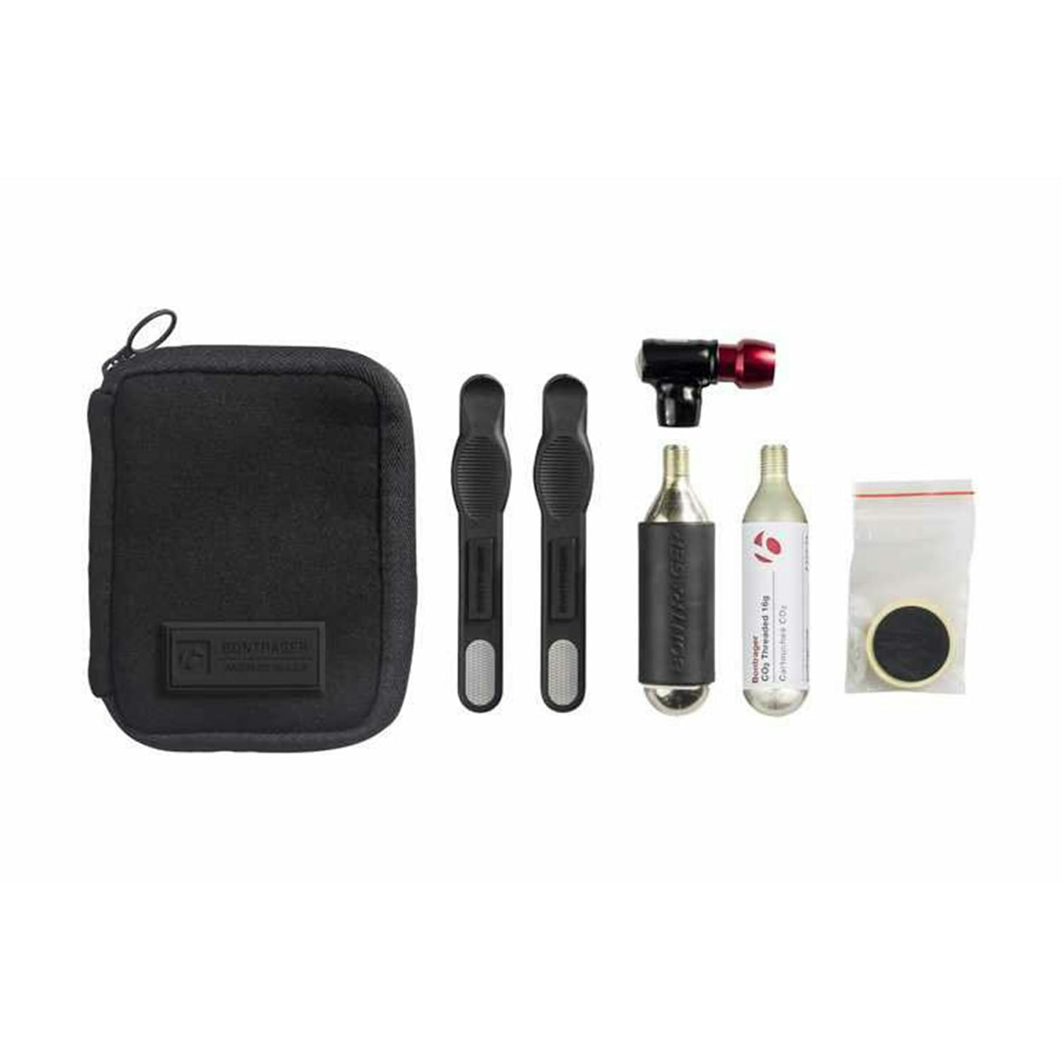 Bontrager Punkteringsväska Pump Pro Flat Pack Svart Cykeltillbehör - Pumpar - KolsyrepumparCykeltillbehör Pumpar Kolsyrepumpar
