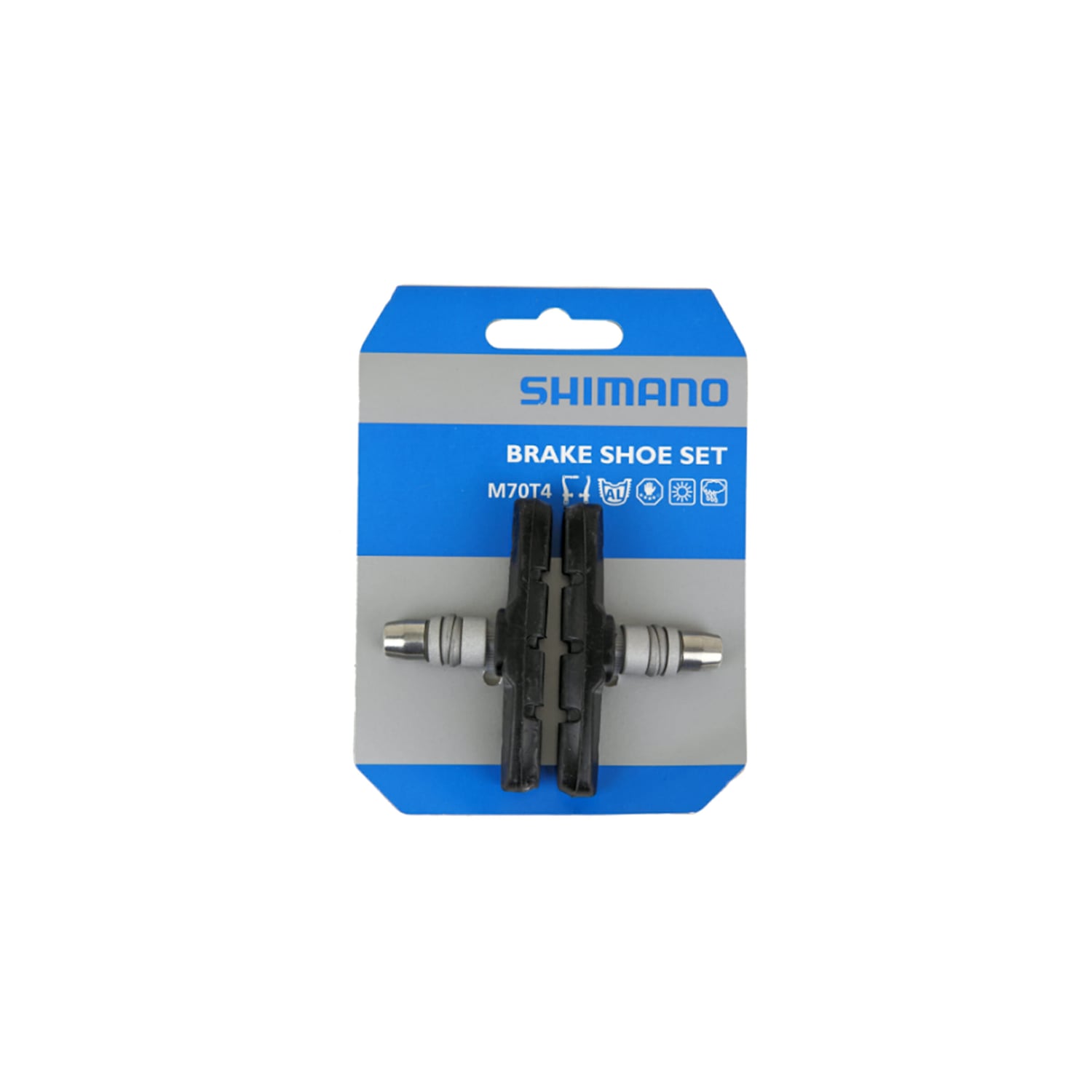 Shimano Bromskloss LX/Deore 1 par, M70T4, med mutter Svart Cykeldelar - Bromsklossar & bromsbelägg - BromsklossarCykeldelar Bromsklossar & bromsbelägg