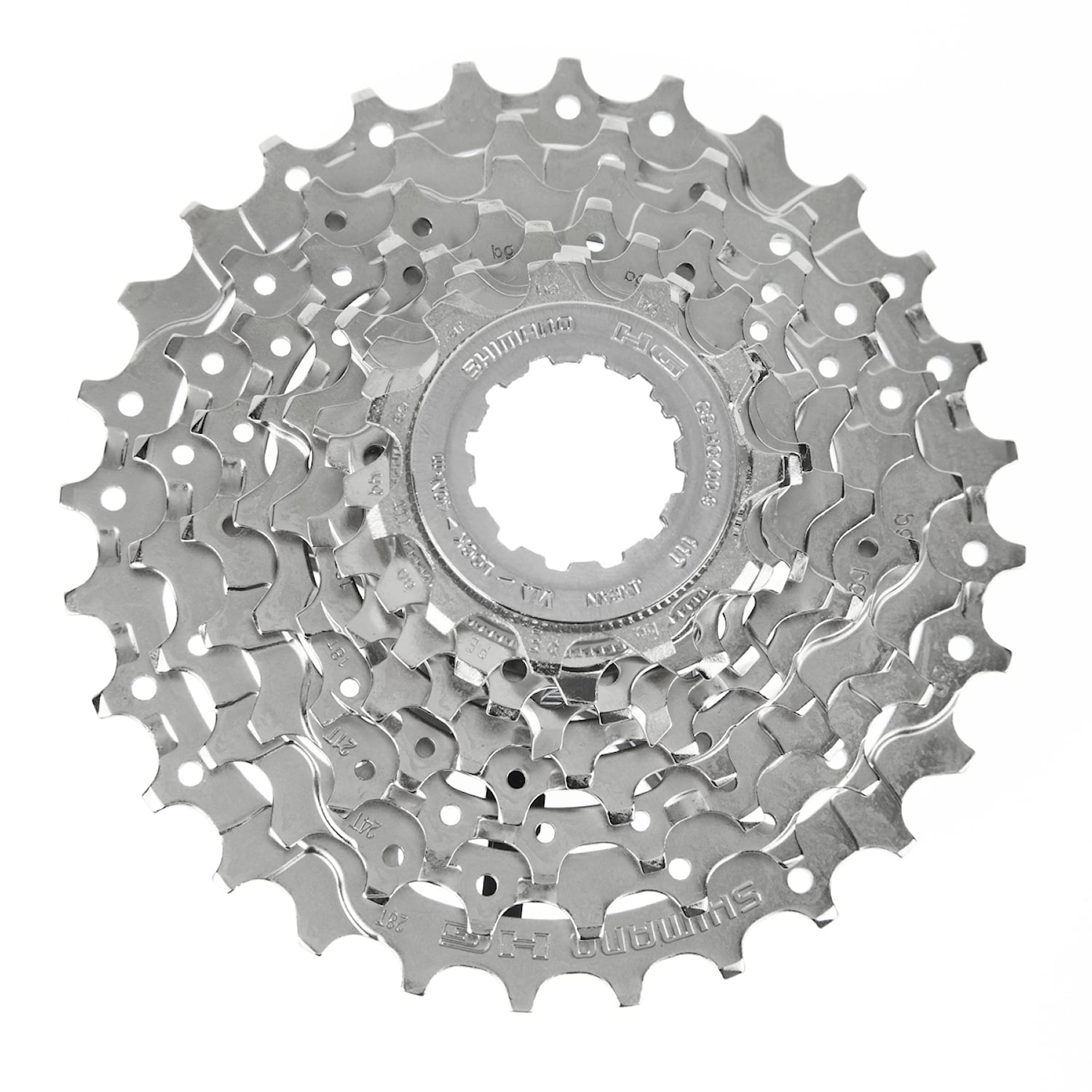 Shimano Kassett CS-HG400-9 Alivio 9-vxl 11-28T Silver Cykeldelar - Kassetter & bakdrev - KassetterCykeldelar Kassetter & bakdrev Kassetter