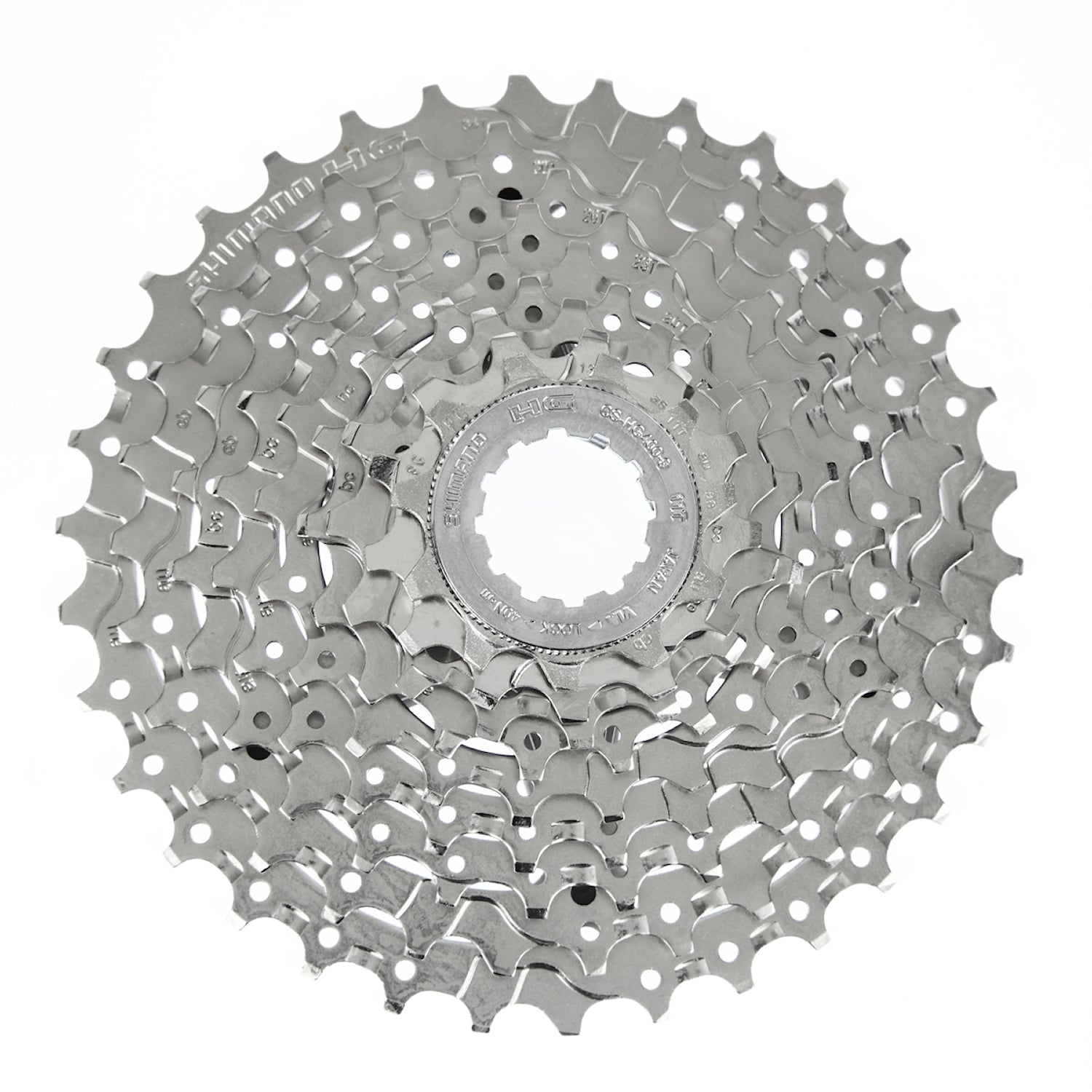 Shimano Kassett CS-HG400-9 Alivio 9-vxl 11-34T Silver Cykeldelar - Kassetter & bakdrev - KassetterCykeldelar Kassetter & bakdrev Kassetter