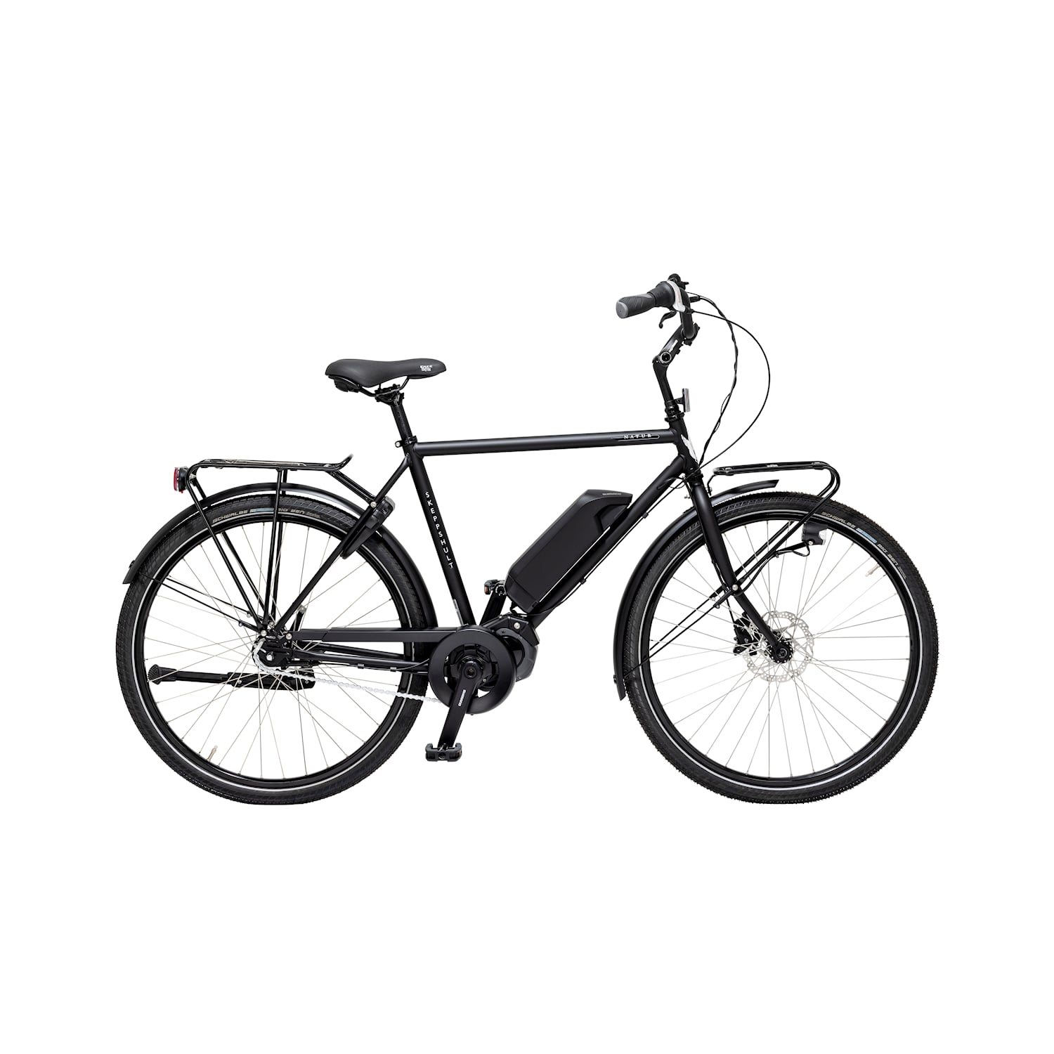 Skeppshult Natur Land El Herr 7-vxl 55 cm Svart Elcykel - Standard ElcykelElcykel Standard Elcykel