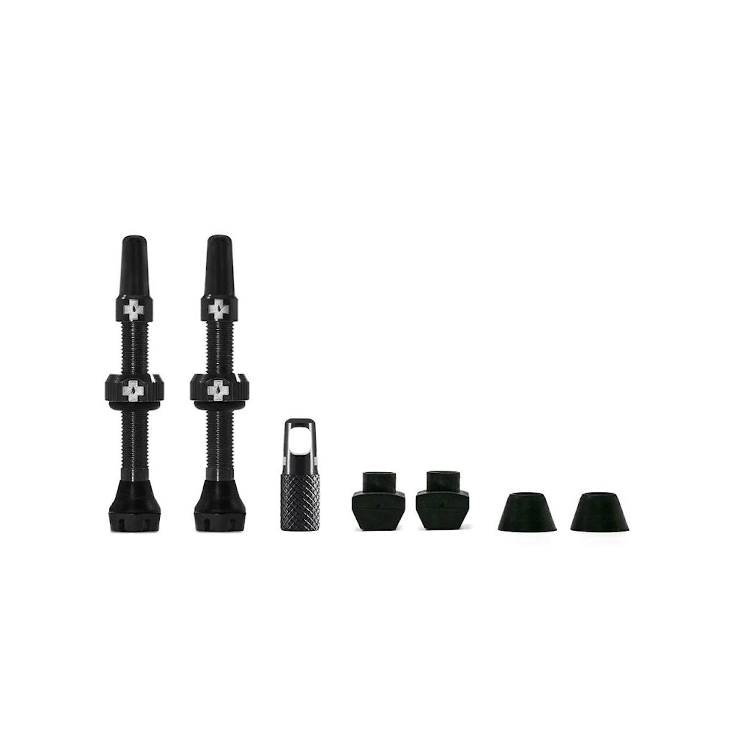 Muc-Off Tubeless Valve Kit V. 2.0 44 mm Black Svart Cykeldelar - Däck & slangar - Reservdelar & Tillbehör Däck & SlangarCykeldelar Däck & slangar