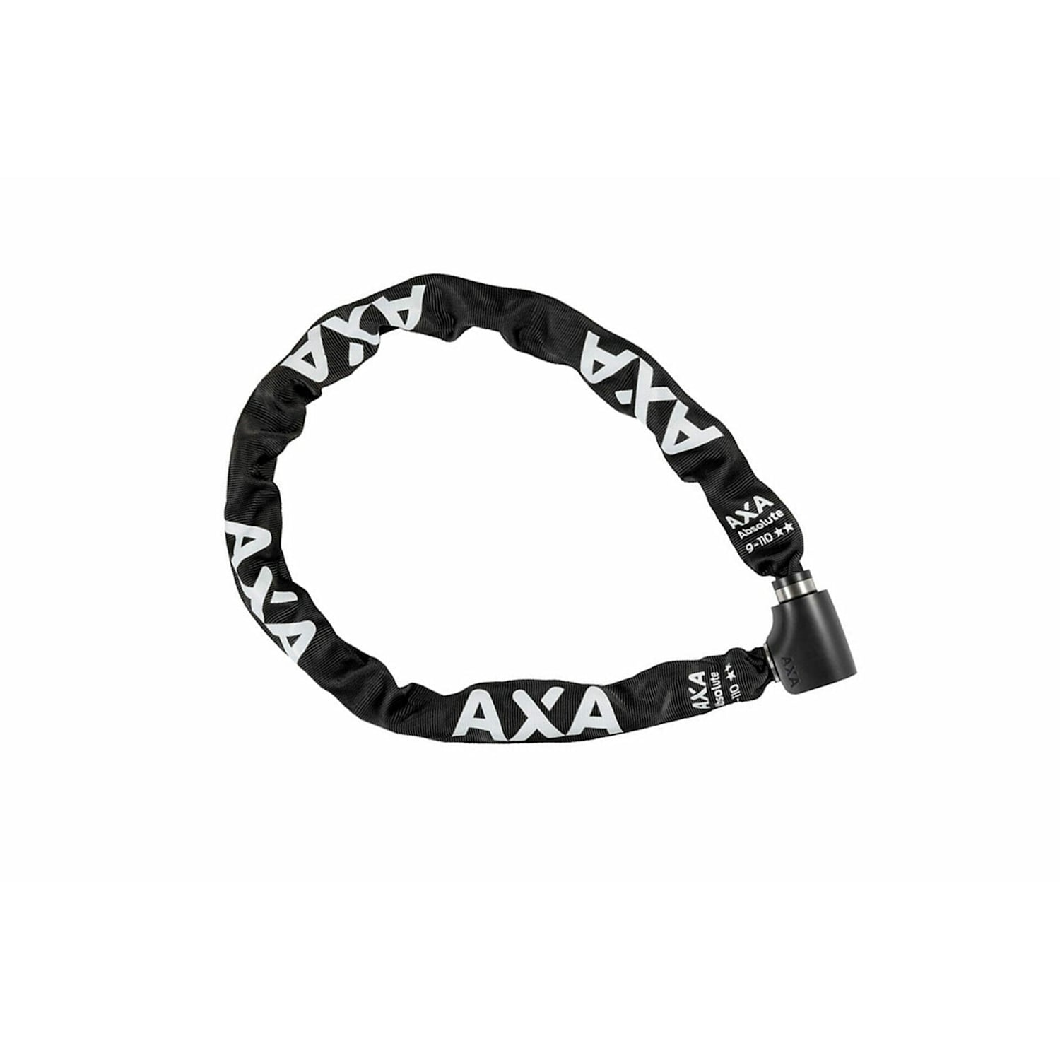 AXA Absolute 9-110 Svart Cykeltillbehör - Lås & säkerhet - KättinglåsCykeltillbehör Lås & säkerhet Kättinglås