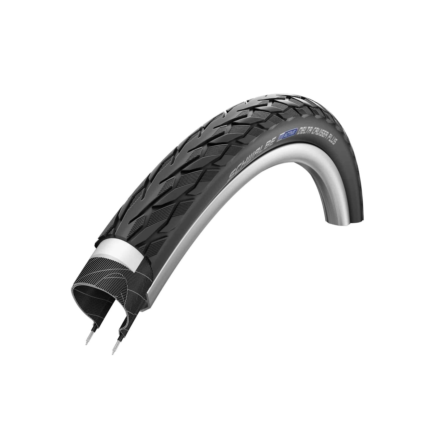 Schwalbe Delta Cruiser Plus Däck 37-622 (28"x1,40") Svart Cykeldelar - Däck & slangar - CykeldäckCykeldelar Däck & slangar Cykeldäck