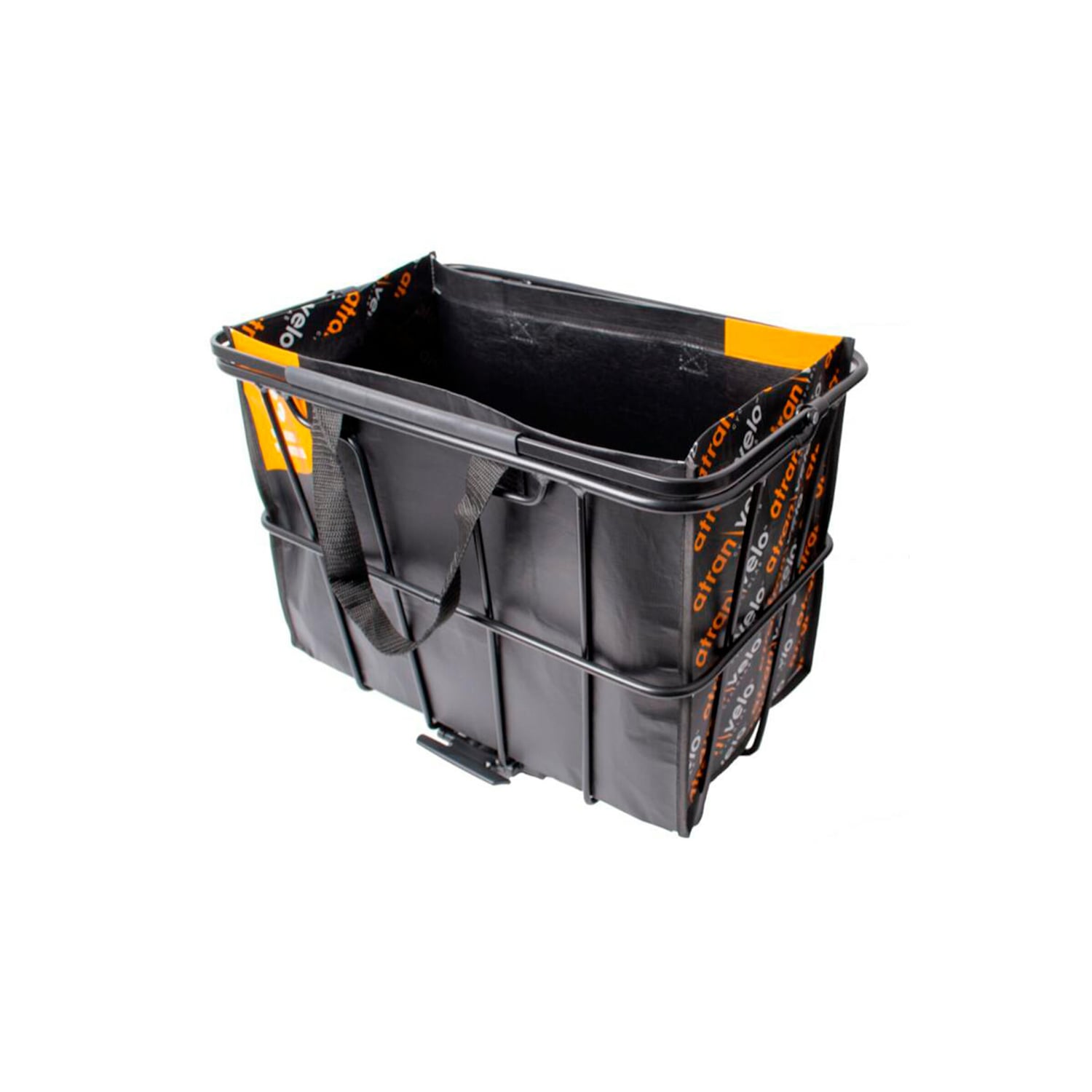 Atran Velo Korg AVS med Grocery Bag Svart Cykeltillbehör - Cykelkorgar - FramkorgarCykeltillbehör Cykelkorgar Framkorgar