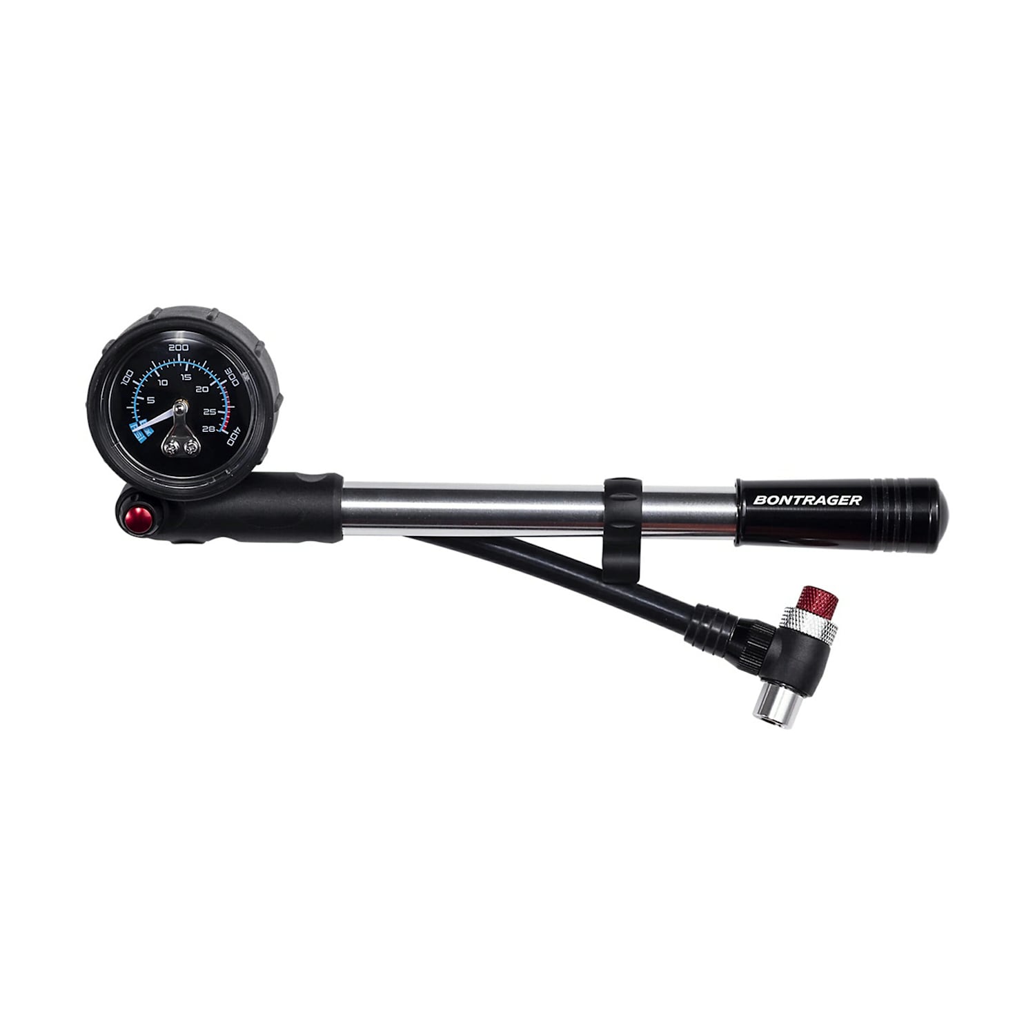 Bontrager DeLuxe Dämparpump Svart Cykeltillbehör - Pumpar - Handpumpar/MinipumparCykeltillbehör Pumpar Handpumpar/Minipumpar