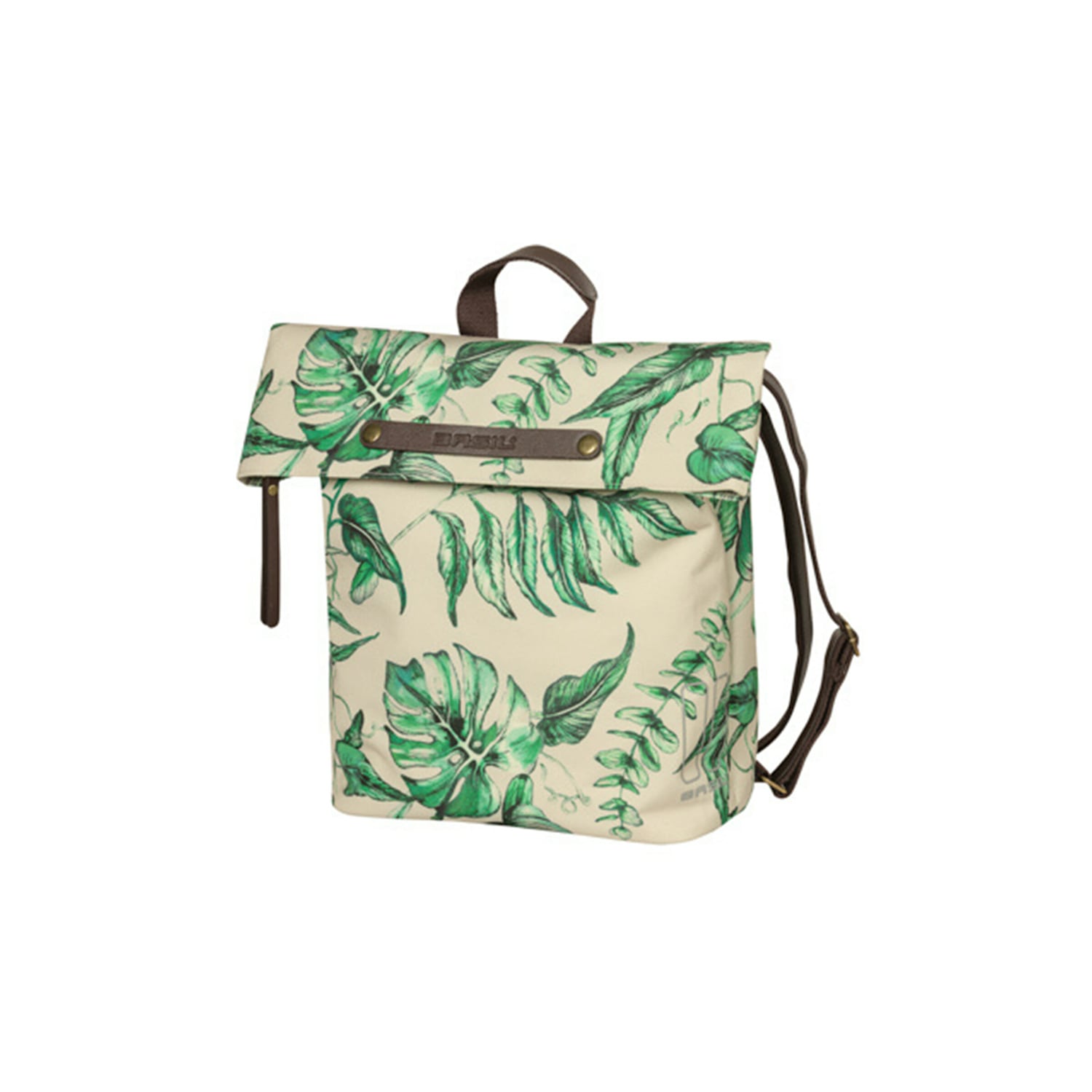 Basil Bicycle Bag Ever-Green Backpack 14-19L Thyme Green 19 L Beige Cykeltillbehör - Cykelväskor - Cykelväskor BakCykeltillbehör Cykelväskor
