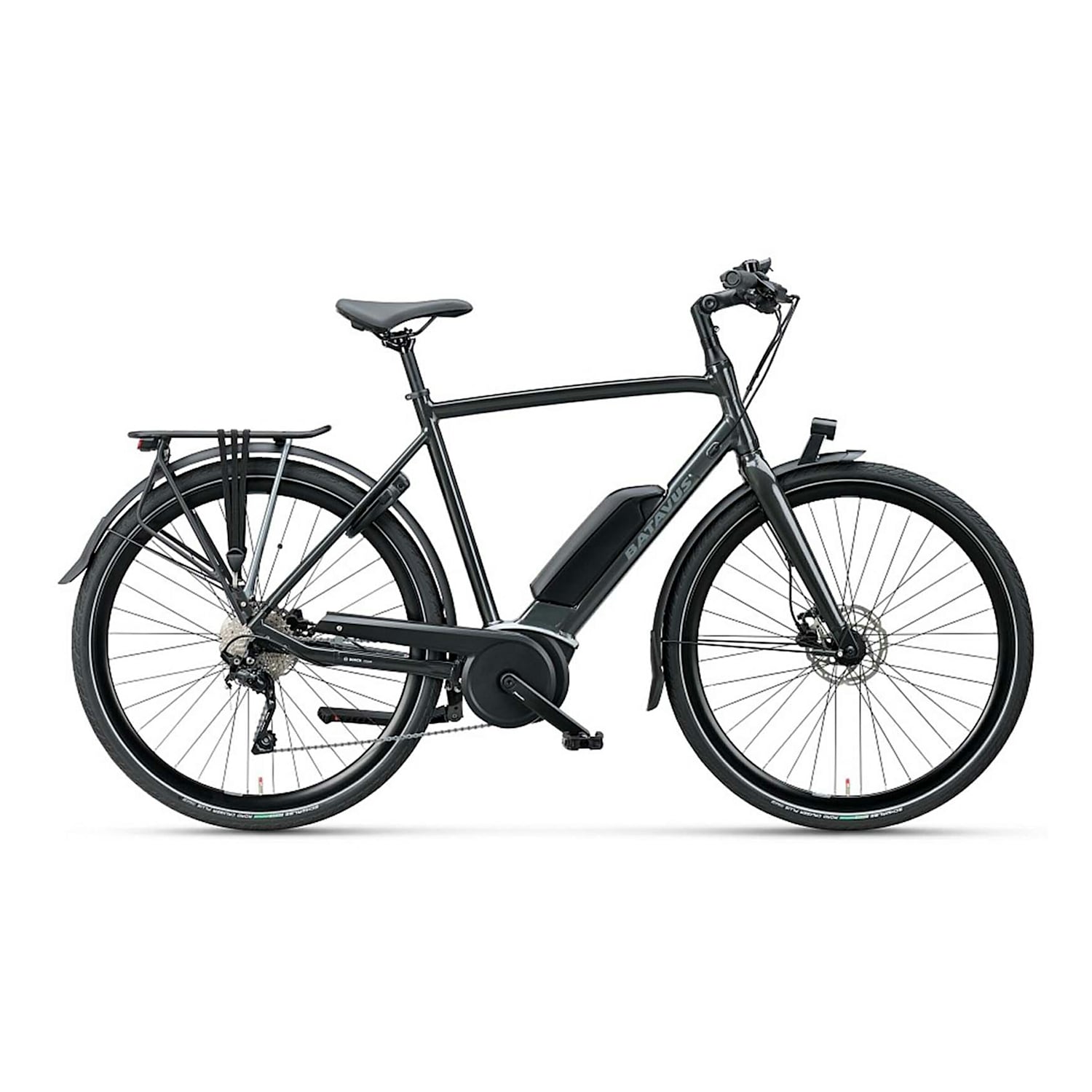 Batavus Zonar E-Go Herr 53 cm Grå Elcykel - Hybrid ElcykelElcykel Hybrid Elcykel