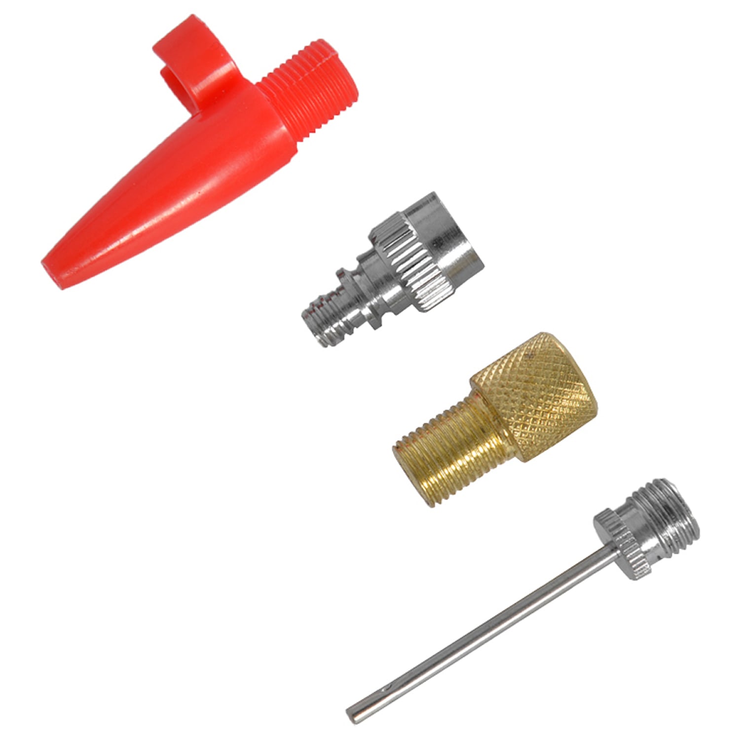 OXC Ventil Adapterkit 4-pack Röd Cykeltillbehör - Pumpar - Tillbehör & Reservdelar PumparCykeltillbehör Pumpar Tillbehör & Reservdelar Pumpar