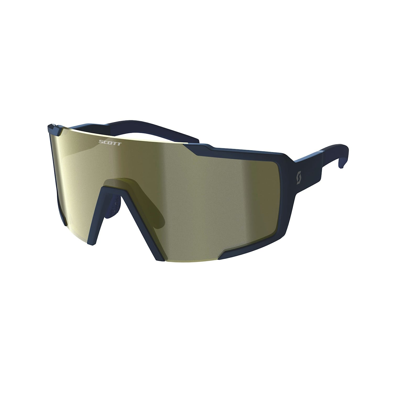 Scott Shield Glasögon Submariner Blue//Gold Chrome Blå Kläder - Glasögon - Sport/Cykel GlasögonKläder Glasögon Sport/Cykel Glasögon