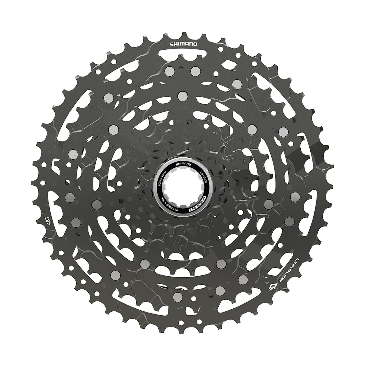 Shimano Kassett CS-LG400-10 Linkglide 10-vxl 11-48T Cykeldelar - Kassetter & bakdrev - KassetterCykeldelar Kassetter & bakdrev Kassetter