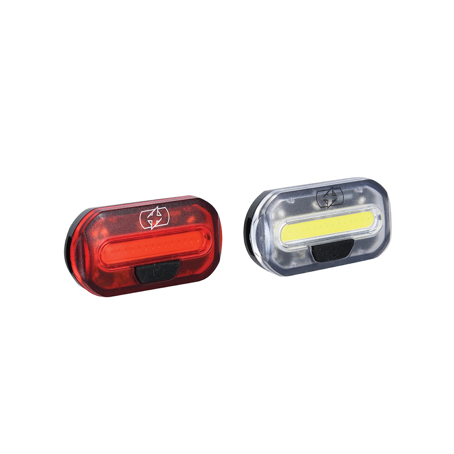OXC Fram och Baklampa Set Bright Torch LED Svart Cykeltillbehör - Belysning och reflexer - Paket Fram & BakCykeltillbehör Belysning och reflexer Paket