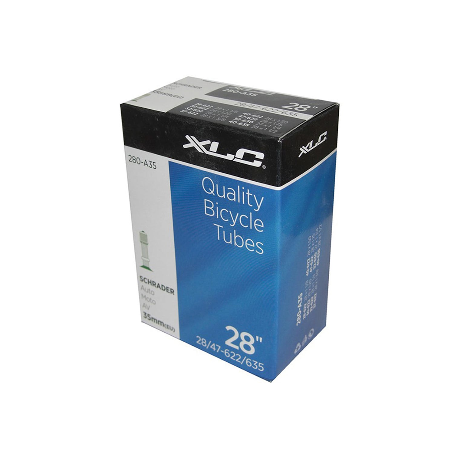 XLC Slang VT-A28 bilventil 700x28-47c (28-47x622/635) Cykeldelar - Däck & slangar - SlangarCykeldelar Däck & slangar Slangar