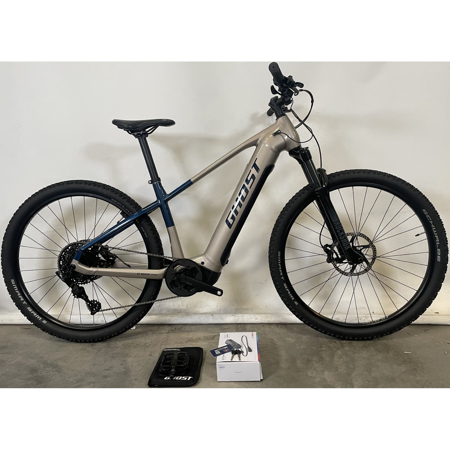 Ghost E-Teru Universal 625wh Pearl Warm Grey M Beige Recycle - Elcykel-Recycle - Mountainbike Elcykel-RecycleRecycle Elcykel Recycle Mountainbike