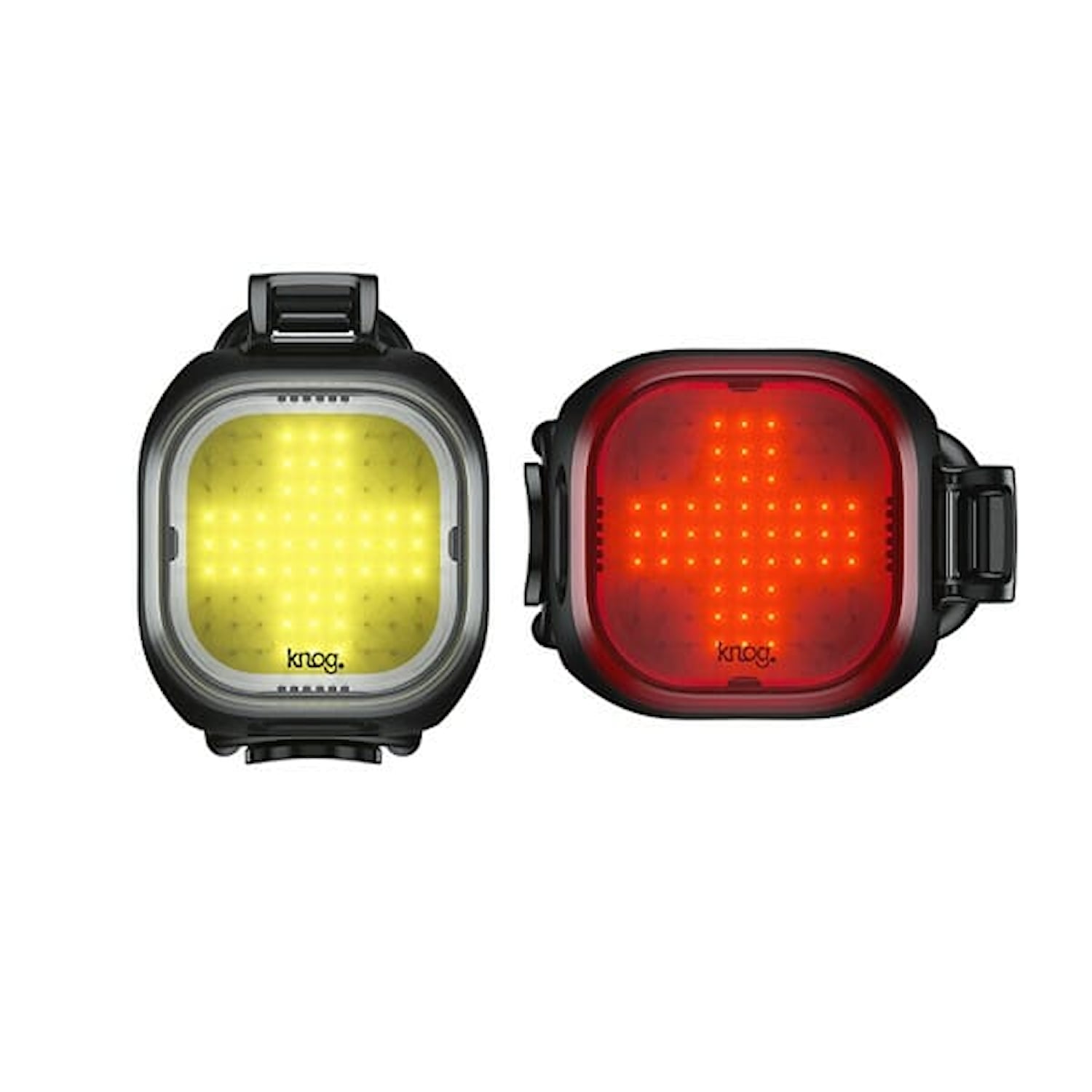 Knog Blinder Mini Cross Belysning Twinpack Svart Cykeltillbehör - Belysning och reflexer - Paket Fram & BakCykeltillbehör Belysning och reflexer Paket