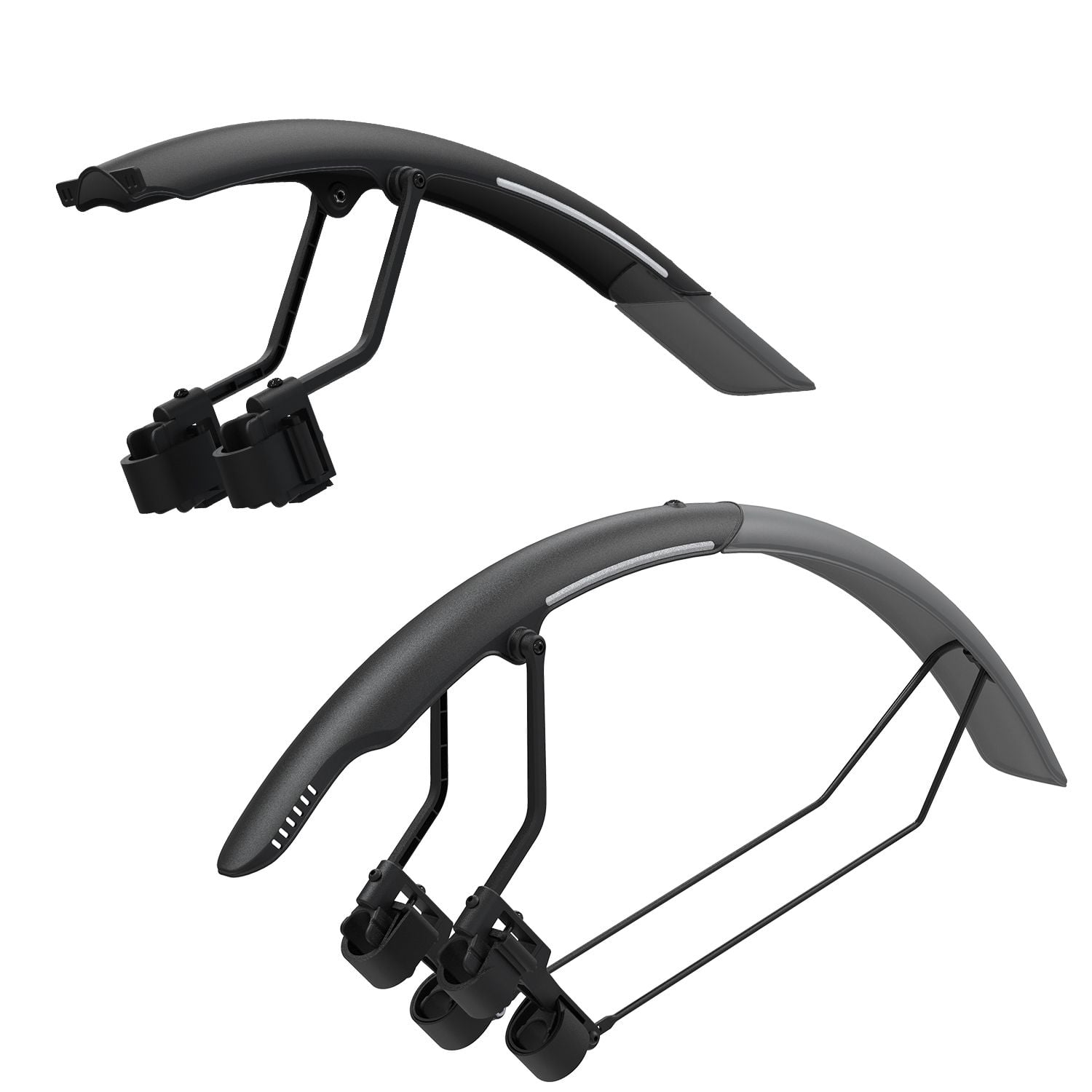 Topeak Skärmset TetraFender R1 & R2 Svart Cykeldelar - Stänkskärmar - ParCykeldelar Stänkskärmar Par