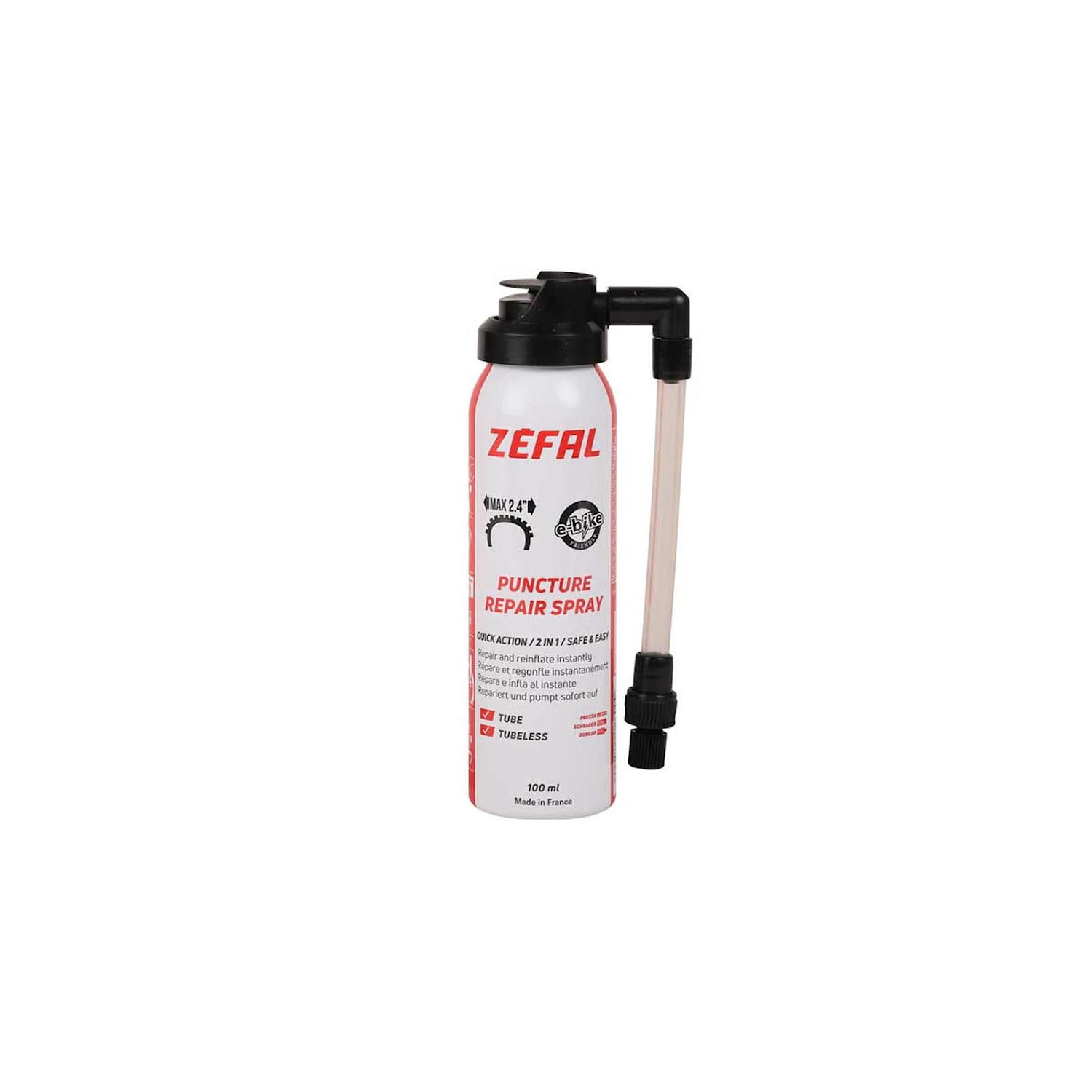 Zefal Repair Spray 100 ml Cykeldelar - Däck & slangar - Reservdelar & Tillbehör Däck & SlangarCykeldelar Däck & slangar Reservdelar & Tillbehör Däck &