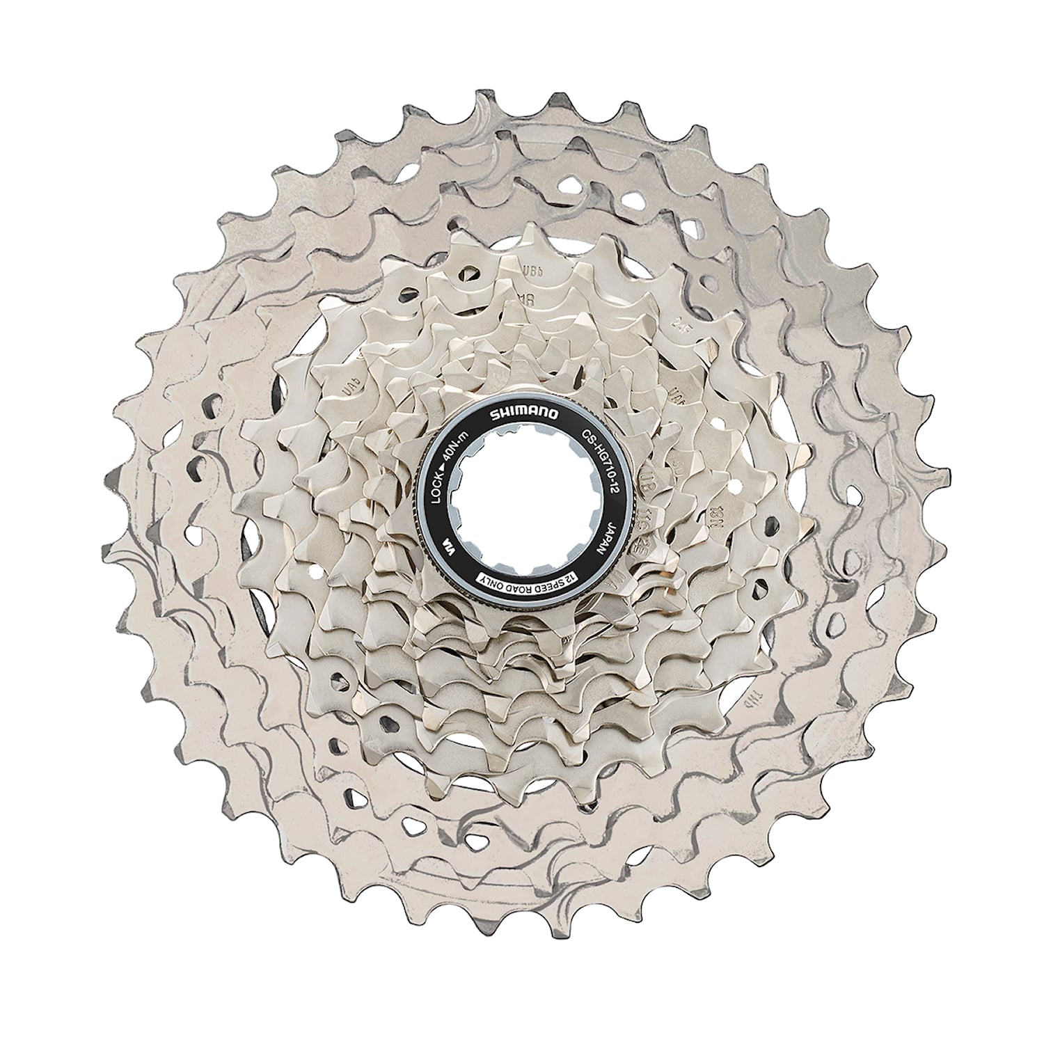 Shimano Kassett CS-HG710-12 105 12-vxl 11-36T Silver Cykeldelar - Kassetter & bakdrev - KassetterCykeldelar Kassetter & bakdrev Kassetter