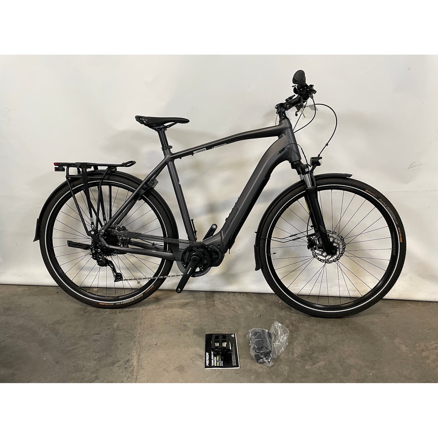 Merida eSpresso 400 S EQ 504Wh Anthracite/Black XL/59 Recycle - Elcykel-Recycle - Hybrid Elcykel-RecycleRecycle Elcykel Recycle Hybrid Elcykel Recycle