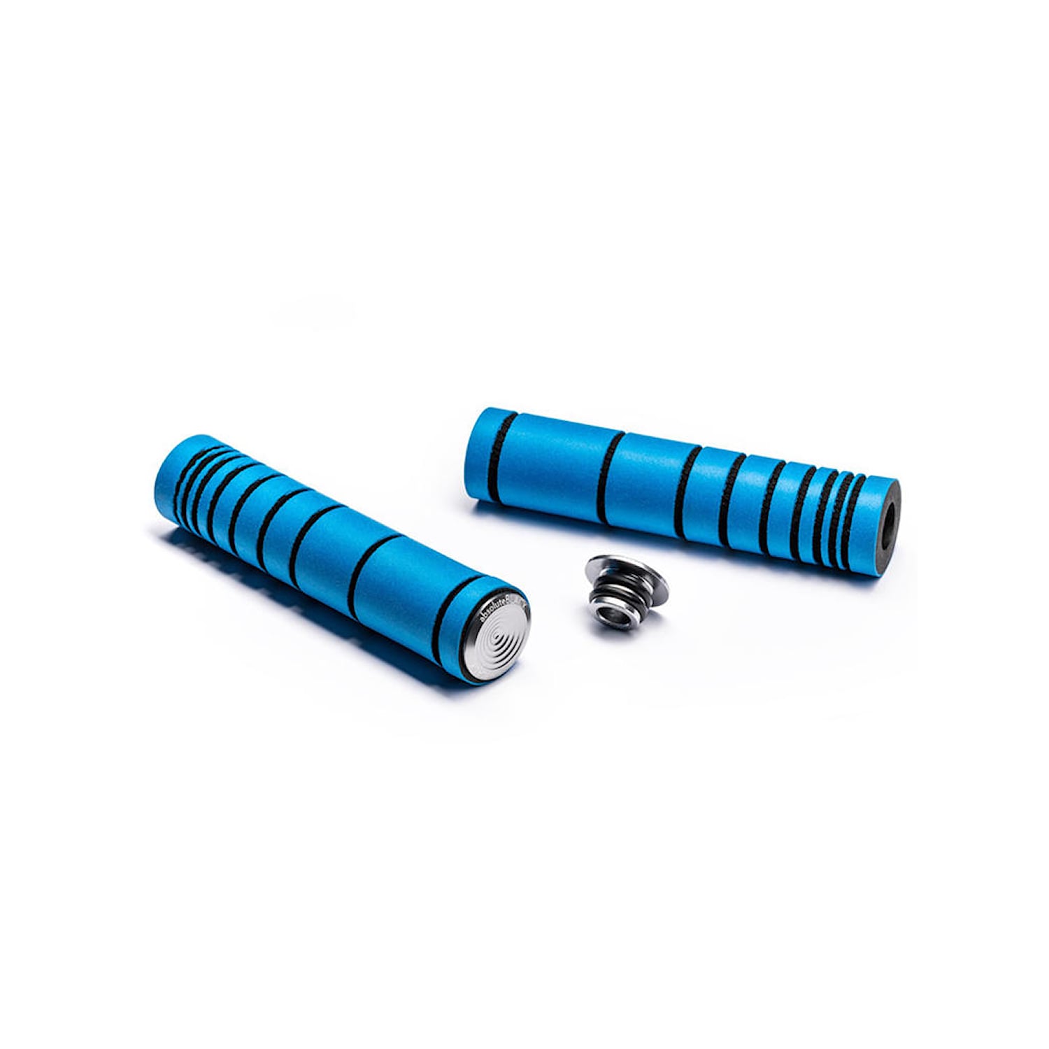 absoluteBLACK Handtag Dual density MTB Silicone Fluo Blue Blå Cykeldelar - Handtag & Styrlindor - HandtagCykeldelar Handtag & Styrlindor Handtag