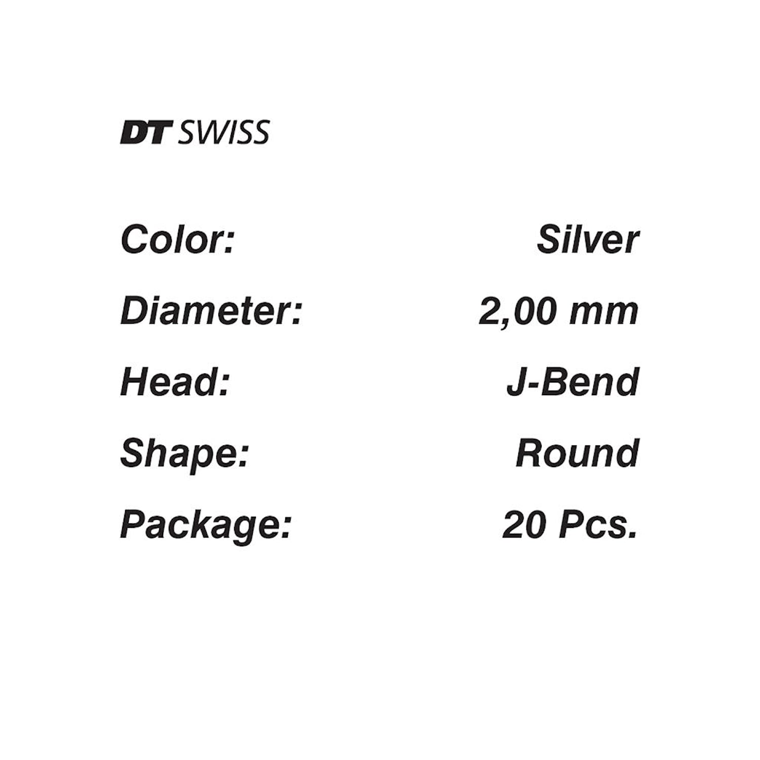 DT Swiss Eker DT Champion Silver Round 280 mm 2,00 mm Cykeldelar - Hjul & Hjuldelar - EkrarCykeldelar Hjul & Hjuldelar Ekrar