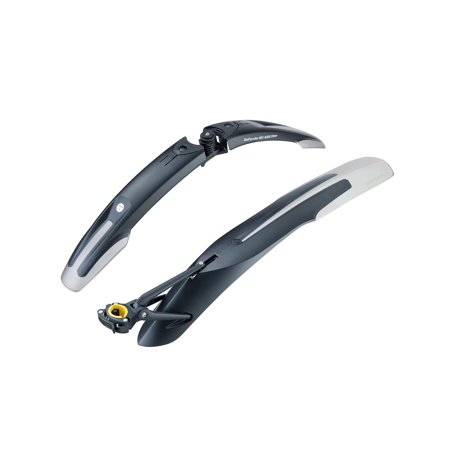 Topeak Skärmset DeFender M1/XC11 27.5"-29" Svart Cykeldelar - Stänkskärmar - ParCykeldelar Stänkskärmar Par
