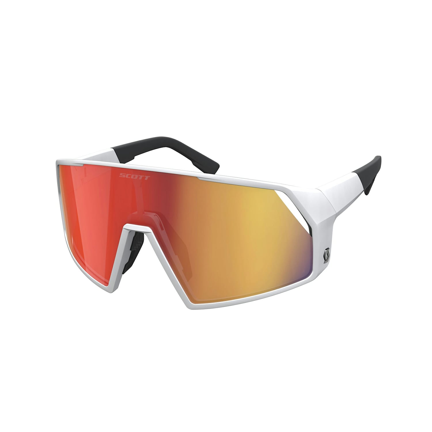 Scott Pro Shield Glasögon White Matt//Red Chrome Vit Kläder - Glasögon - Sport/Cykel GlasögonKläder Glasögon Sport/Cykel Glasögon