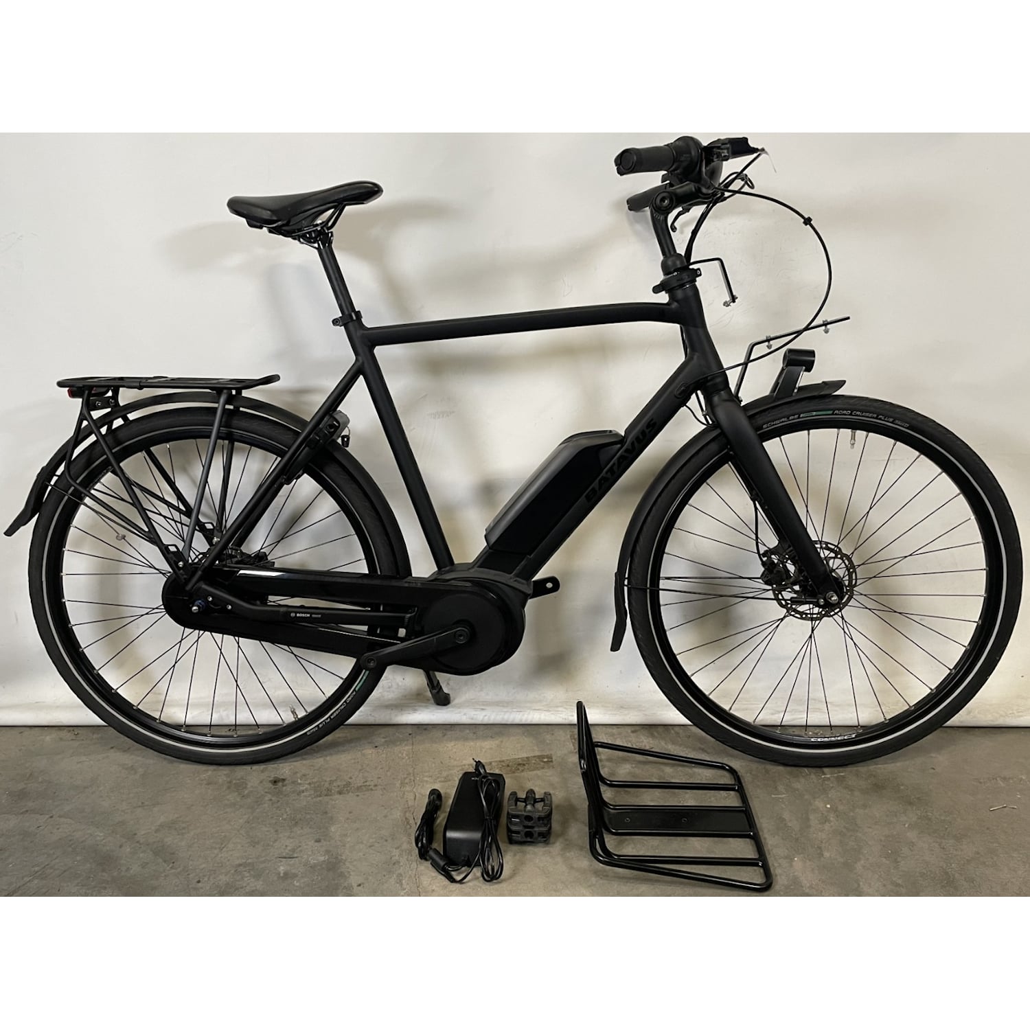 Batavus Harlem E-Go Herr Mattsvart 61 cm Recycle - Elcykel-RecycleRecycle Elcykel Recycle