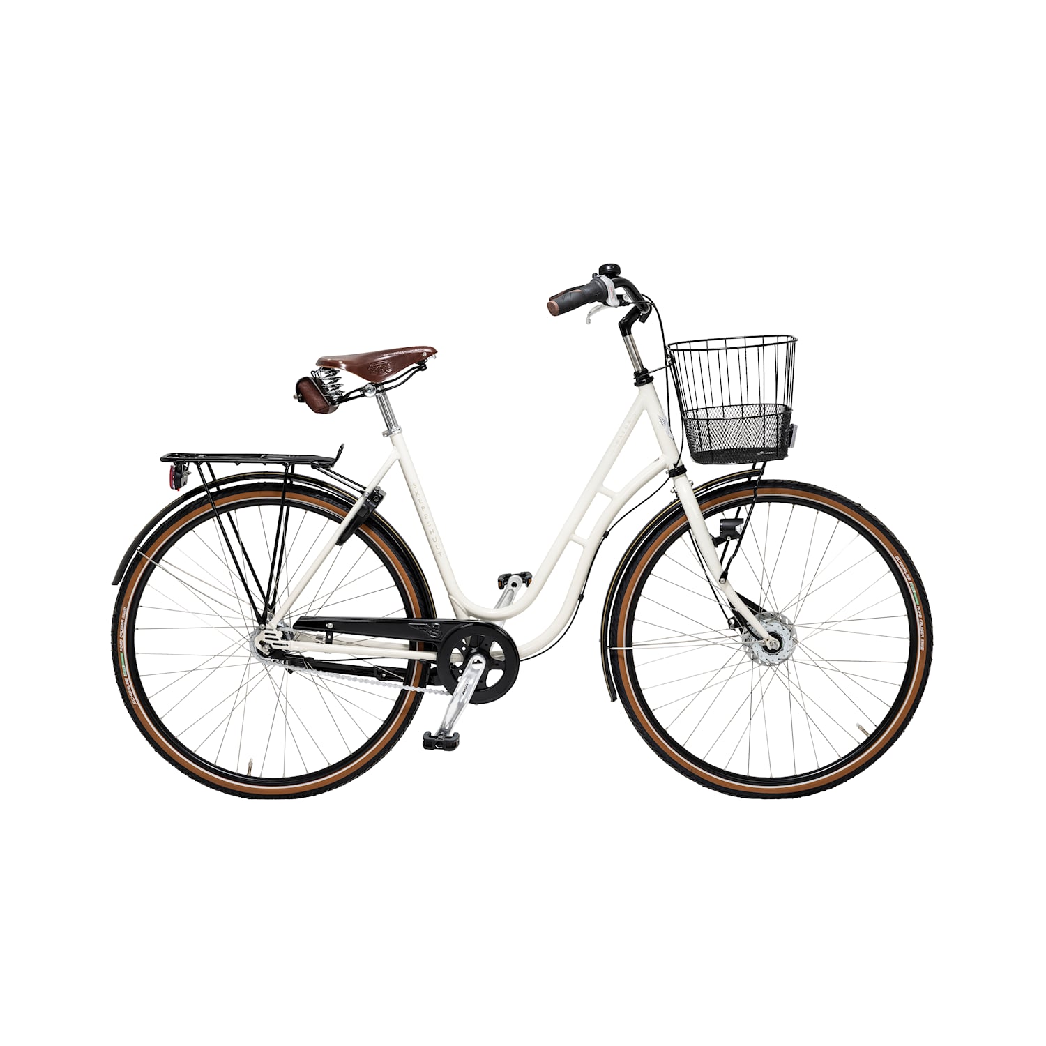 Skeppshult Natur Premium Dam 7-vxl med korg 54 cm Vit Cykel - Standard CykelCykel Standard Cykel