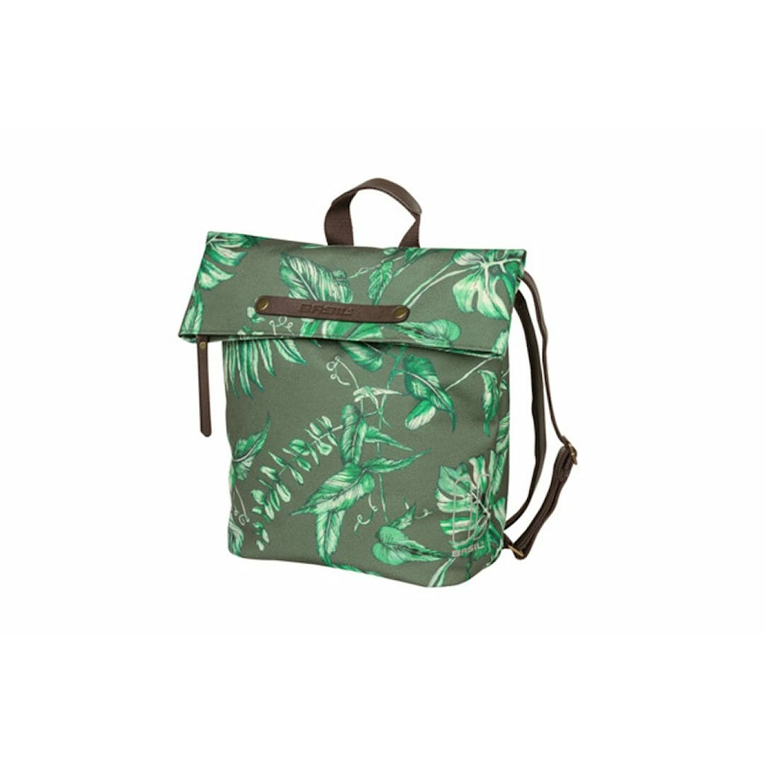 Basil Bicycle Bag Ever-Green Backpack 14-19L Thyme Green 19 L Grön Cykeltillbehör - Cykelväskor - Cykelväskor BakCykeltillbehör Cykelväskor
