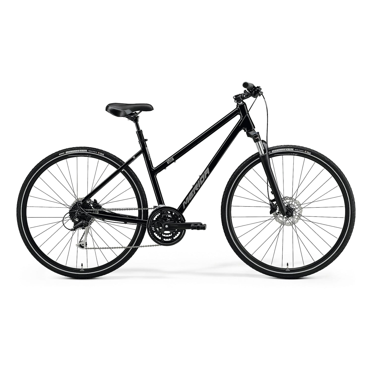Merida Crossway 100 Dam S (47 cm) Svart Cykel - Hybrid CykelCykel Hybrid Cykel