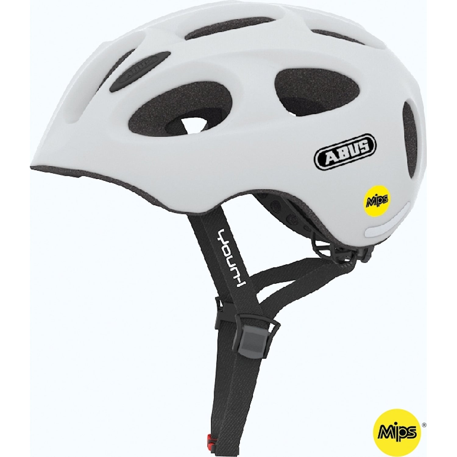 Abus Hjälm Youn-I MIPS S (48-54 cm) Vit Cykeltillbehör - Hjälmar - JuniorCykeltillbehör Hjälmar Junior