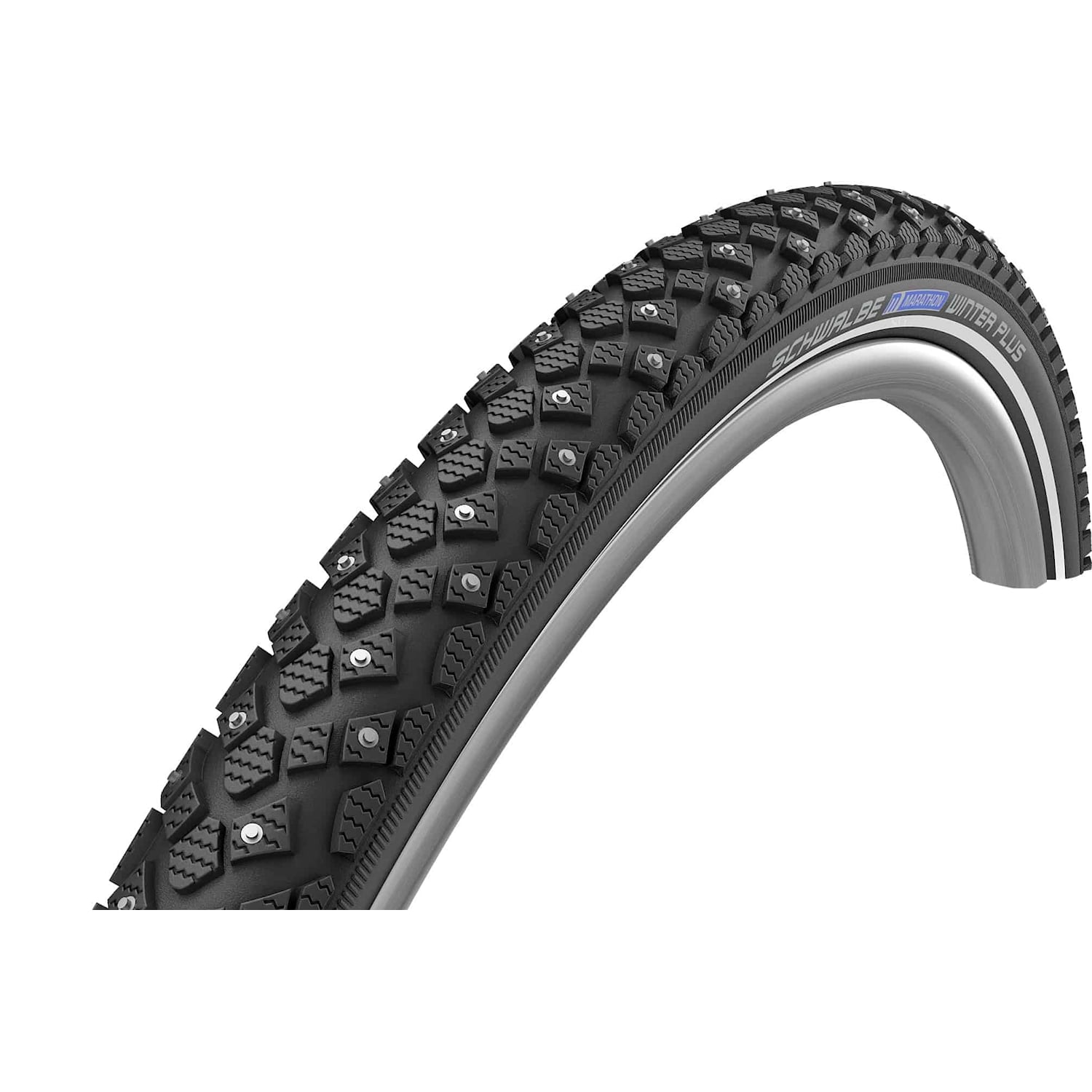 Schwalbe Marathon Winter Plus Smartguard Dubbdäck 42-406 (20"x1,6") Svart Cykeldelar - Däck & slangar - Dubbdäck & VinterdäckCykeldelar Däck & slangar