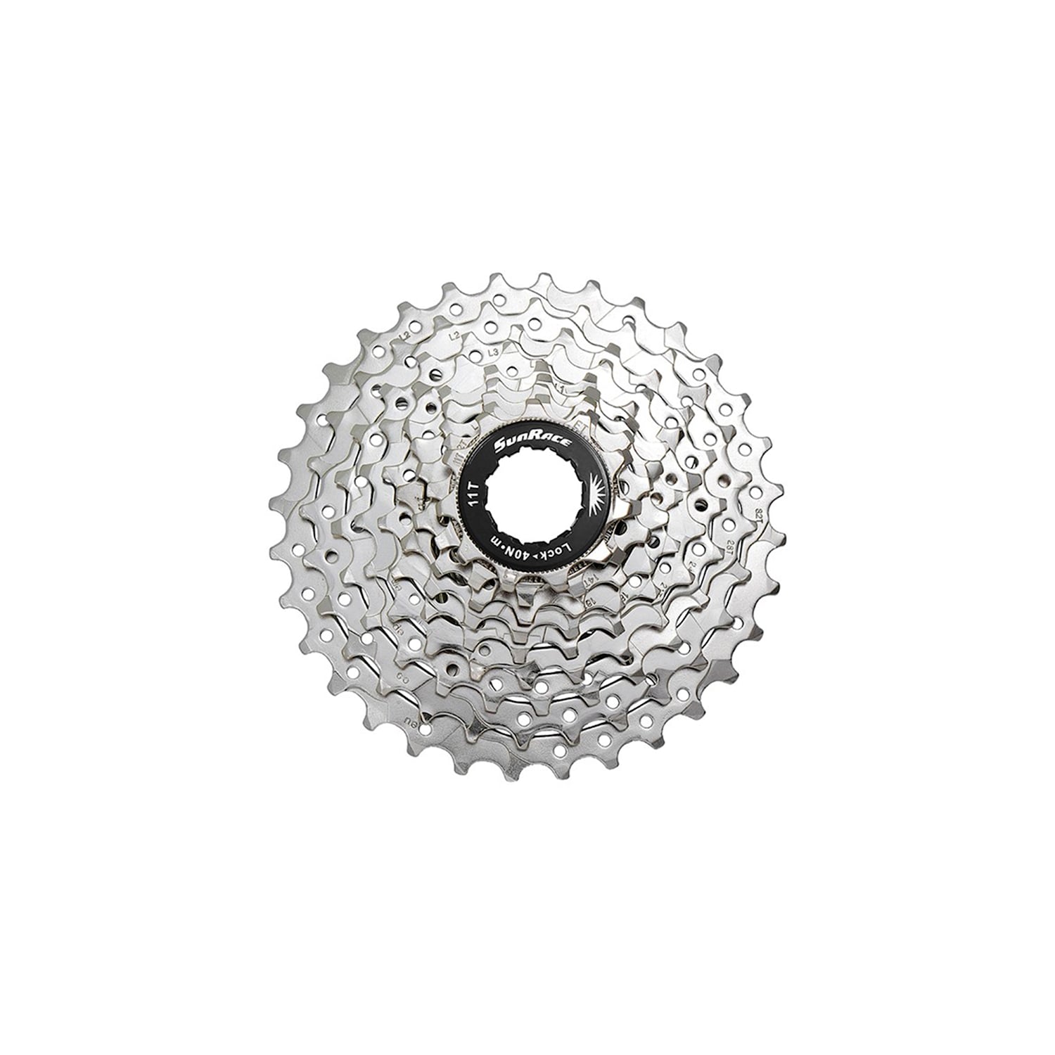 Sunrace Kassett CSM96 9-delad 11-32T Silver Cykeldelar - Kassetter & bakdrev - KassetterCykeldelar Kassetter & bakdrev Kassetter