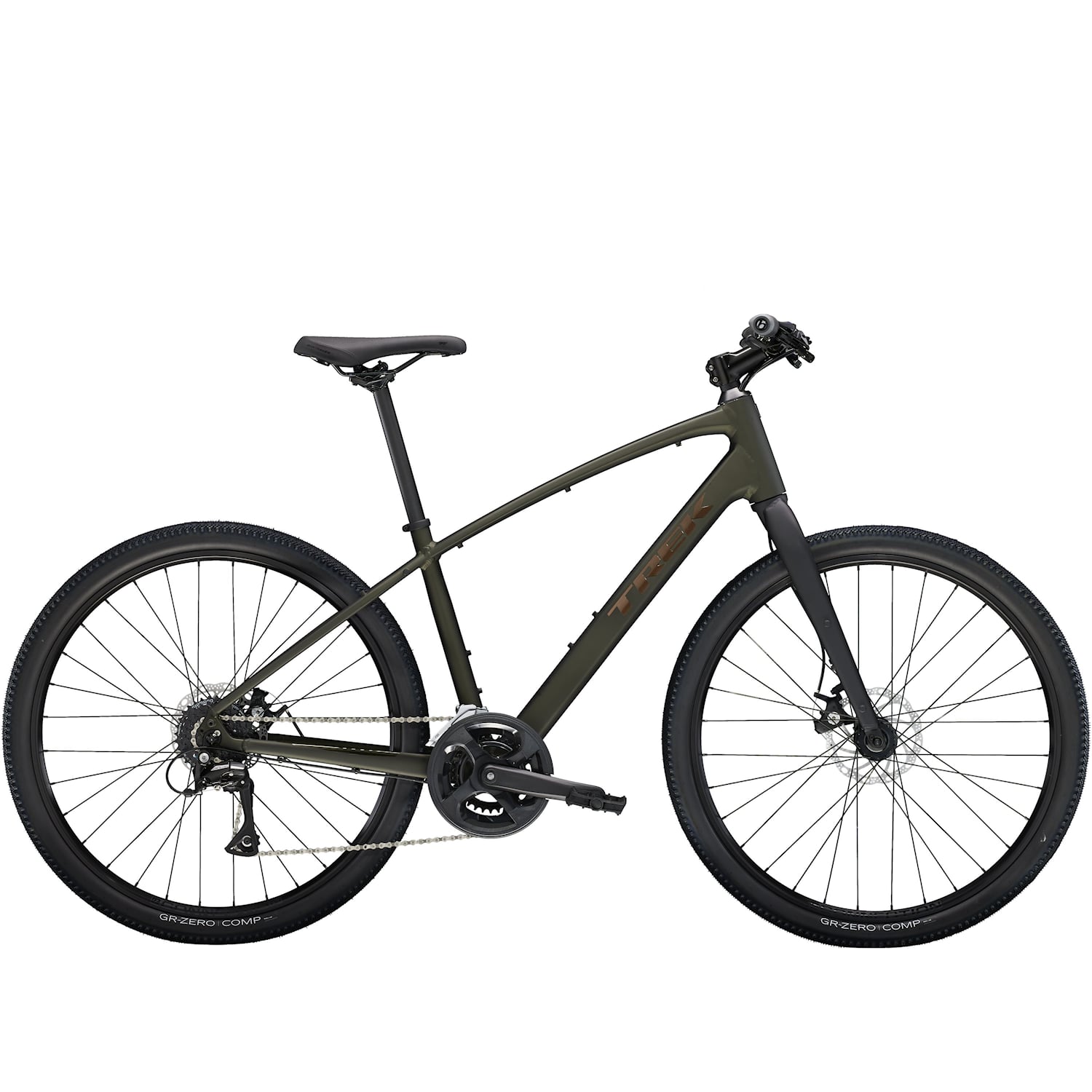 Trek Dual Sport 1 Gen 5 XS Grön Cykel - Hybrid CykelCykel Hybrid Cykel