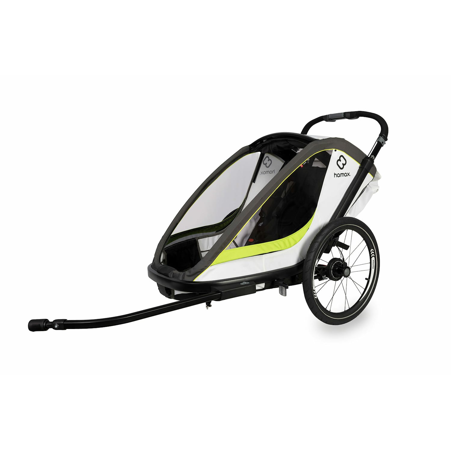 Hamax Breeze Cykelvagn Vit Cykeltillbehör - Cykelvagnar - CykelvagnarCykeltillbehör Cykelvagnar Cykelvagnar