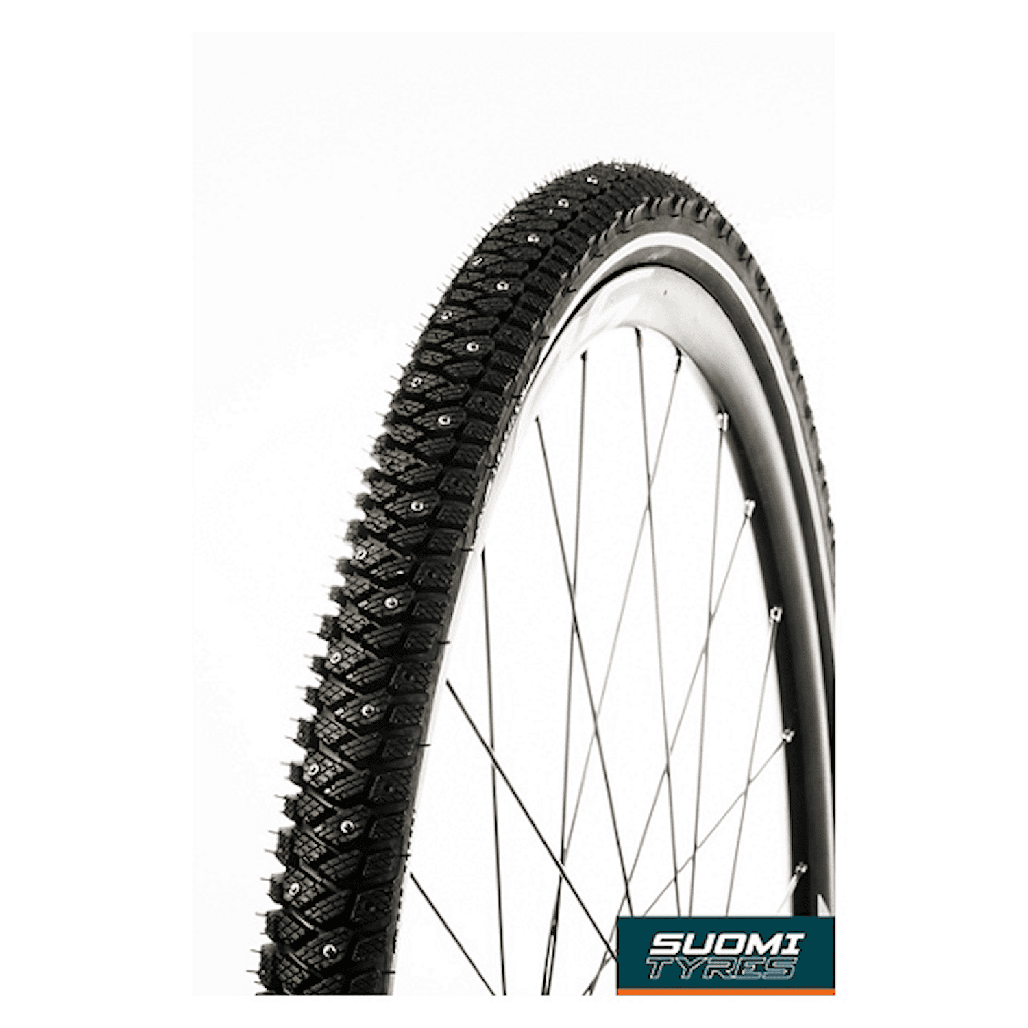 Suomi Tyres Dubbdäck Routa W122 35-622 (28"x1,35") Svart Cykeldelar - Däck & slangar - Dubbdäck & VinterdäckCykeldelar Däck & slangar Dubbdäck &