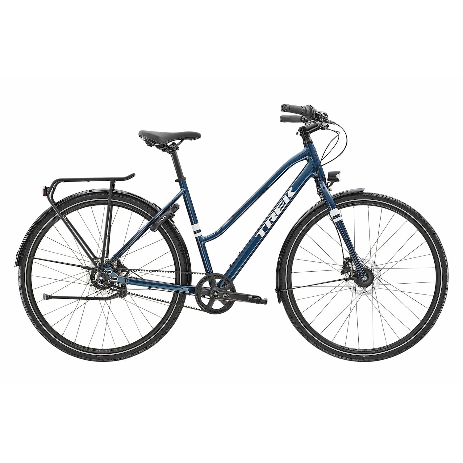 Trek District 3 EQ Stagger M Blå Cykel - Hybrid CykelCykel Hybrid Cykel