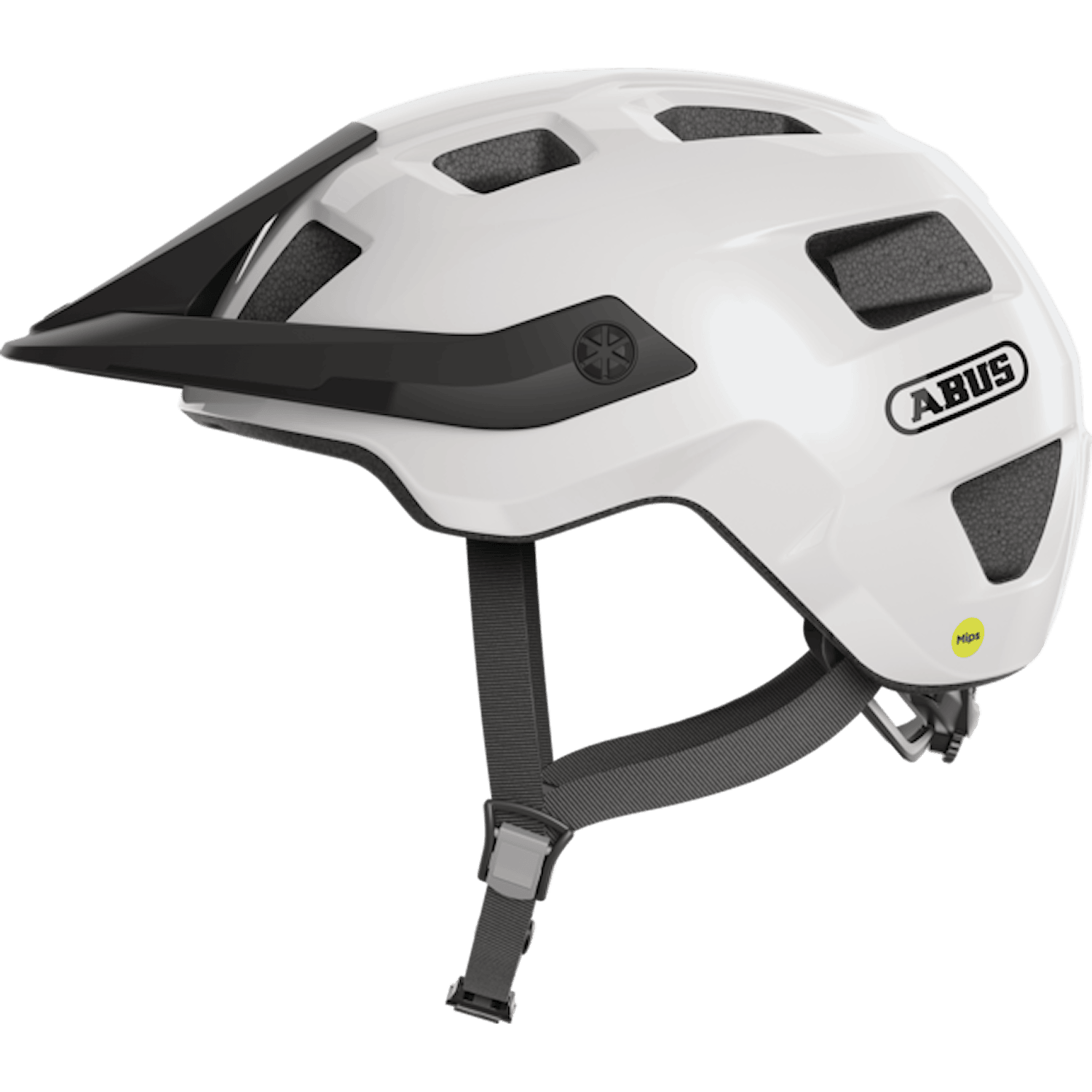 Abus MoTrip Hjälm MIPS L (57-61 cm) Vit Cykeltillbehör - Hjälmar - MTBCykeltillbehör Hjälmar MTB