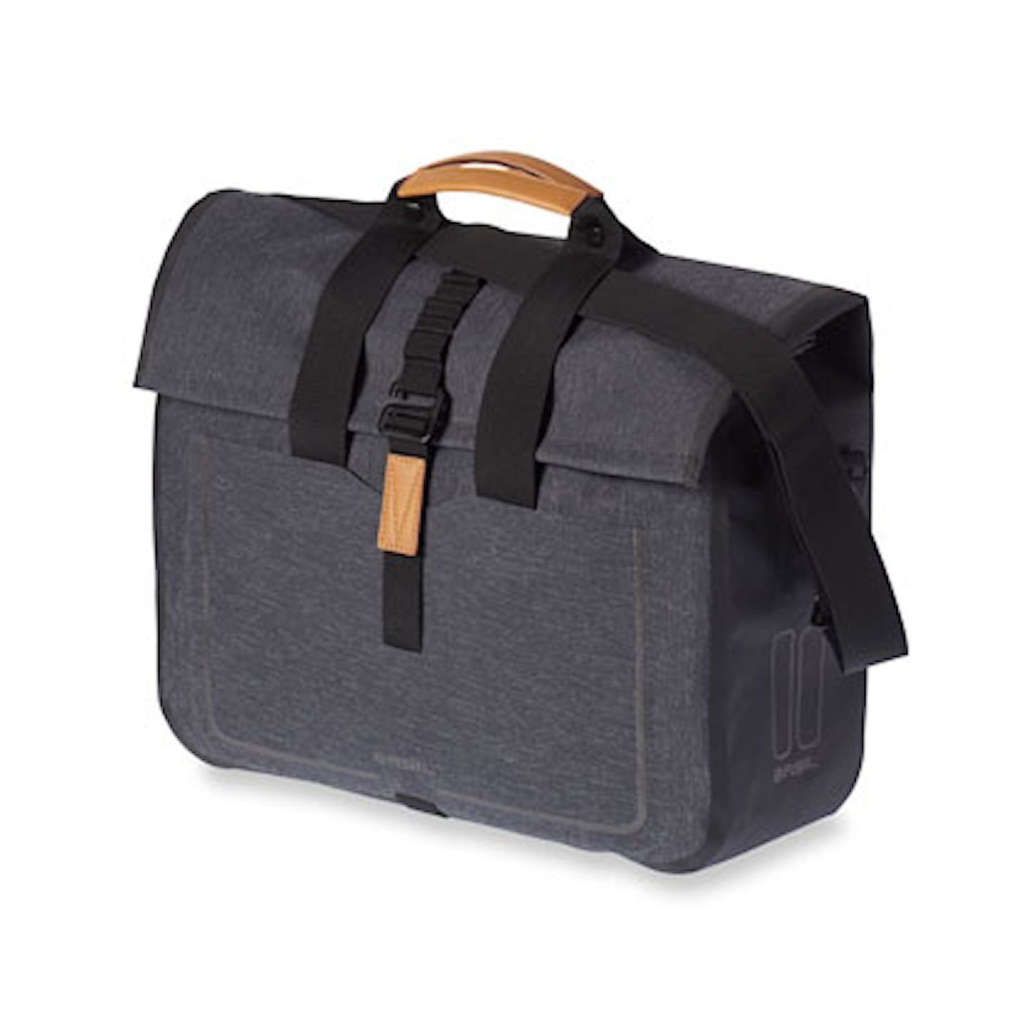 Basil Urban Dry Business Bag Svart Melerad Cykeltillbehör - Cykelväskor - Cykelväskor BakCykeltillbehör Cykelväskor Cykelväskor Bak