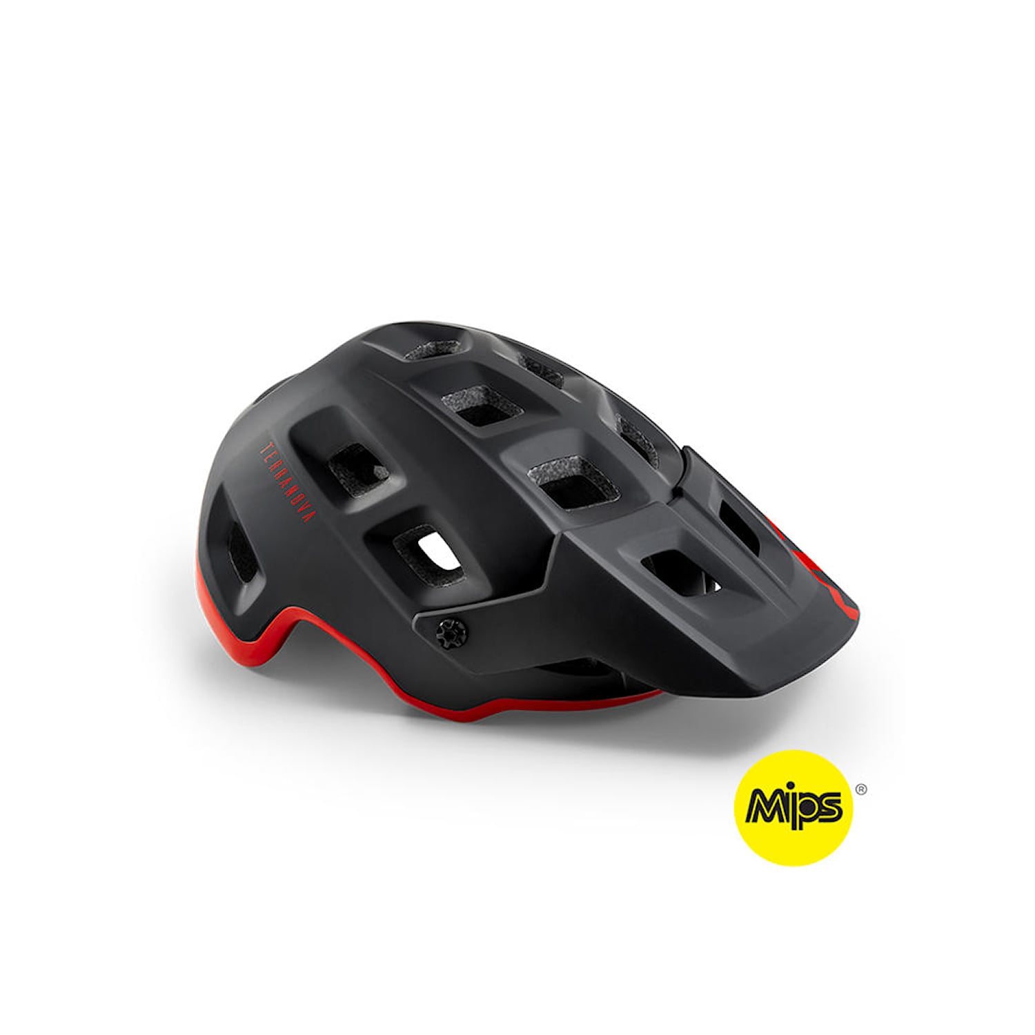 Met Hjälm Terranova MIPS S (52-56 cm) Svart-röd Cykeltillbehör - Hjälmar - MTBCykeltillbehör Hjälmar MTB